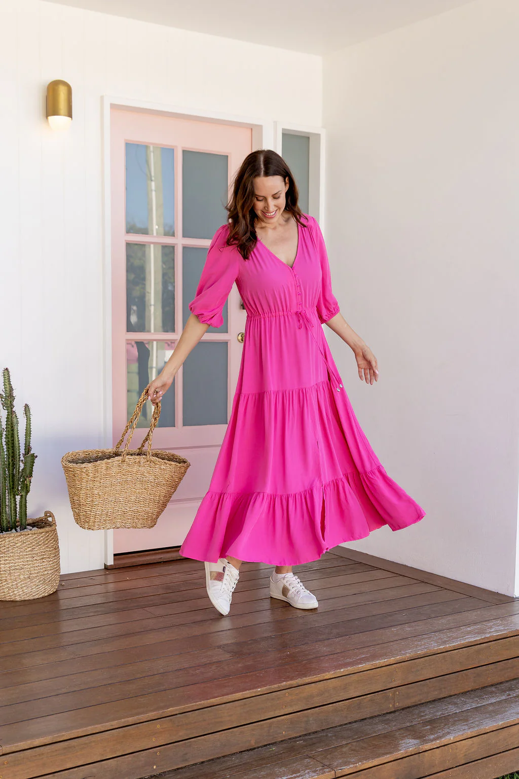 Billie Dress in Pink - Image 39