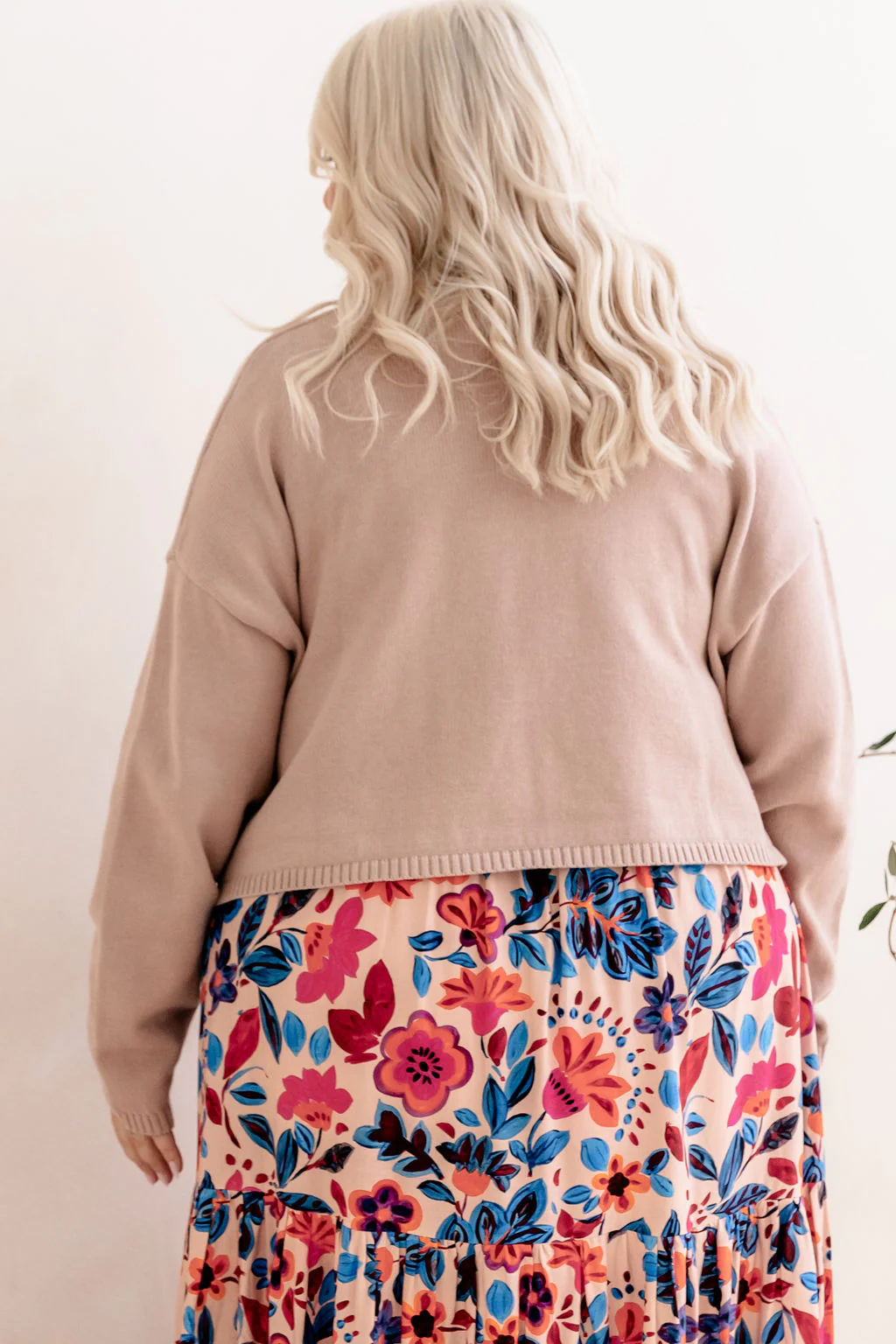 Blakely Crop Knit in Champagne - Image 7