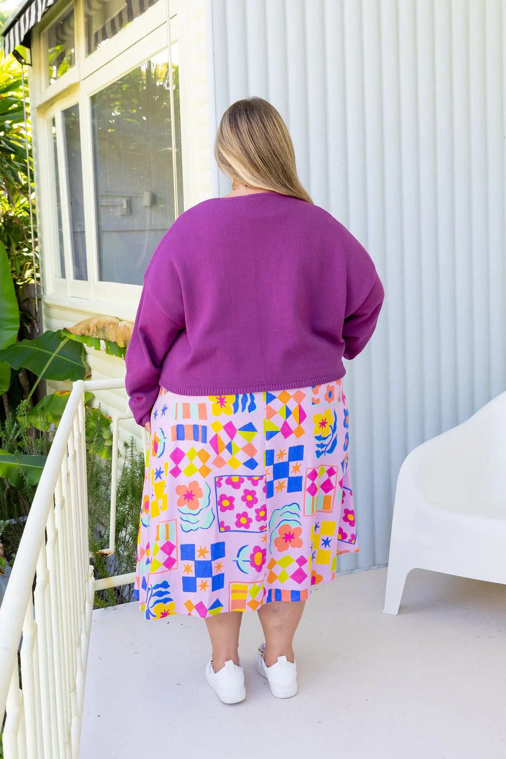 Blakely Crop Knit in Grape - Image 11