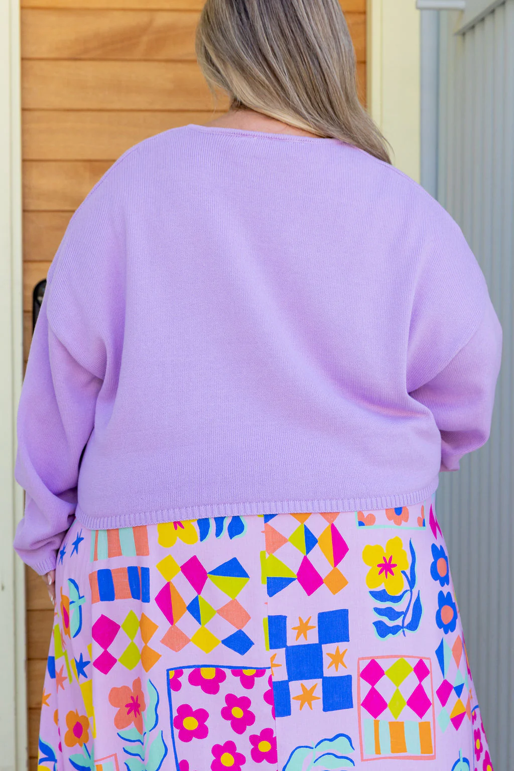 Blakely Crop Knit in Lilac - Image 10