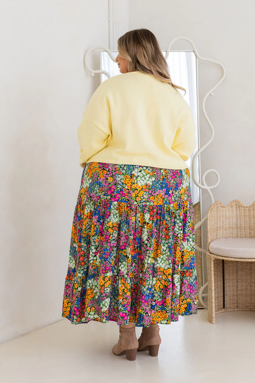 Blakely Crop Knit in Pastel Yellow - Image 9