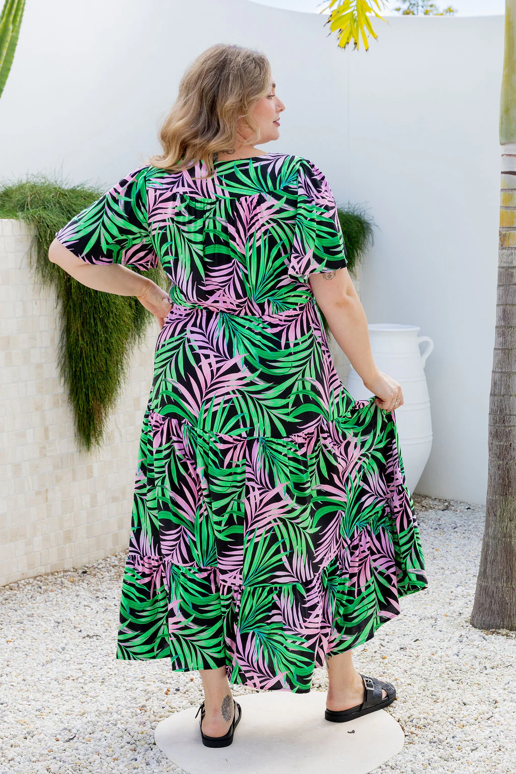 Bonnie Dress in Midnight Jungle - Image 15