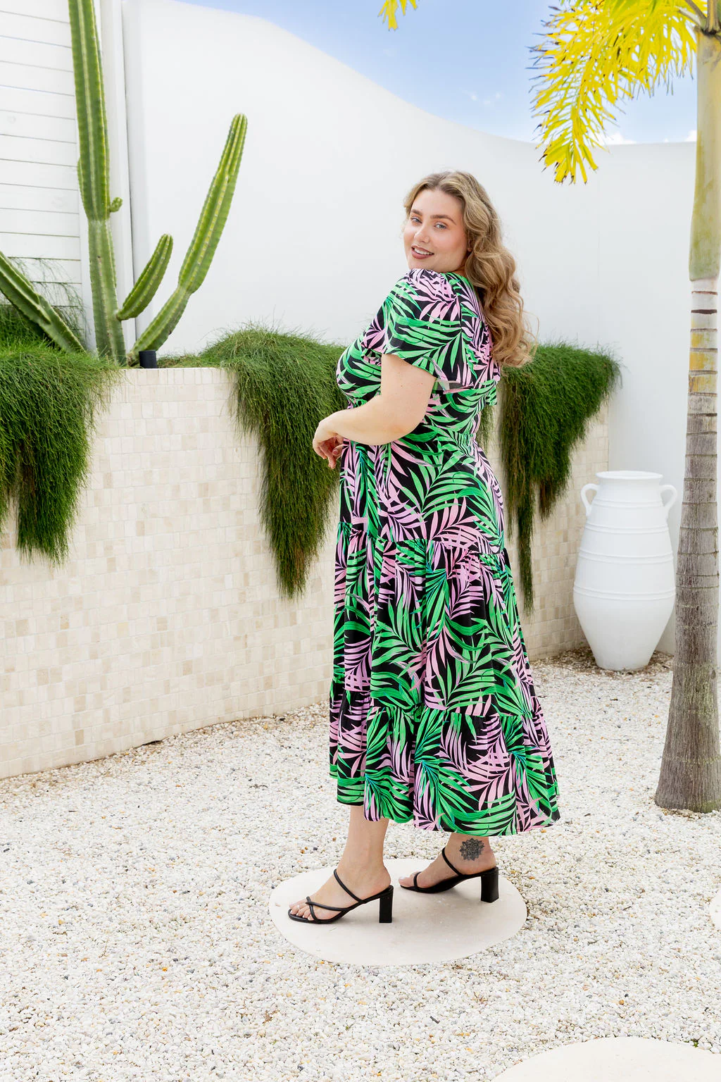 Bonnie Dress in Midnight Jungle - Image 17