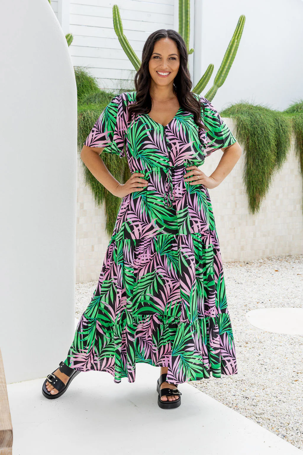 Bonnie Dress in Midnight Jungle - Image 2