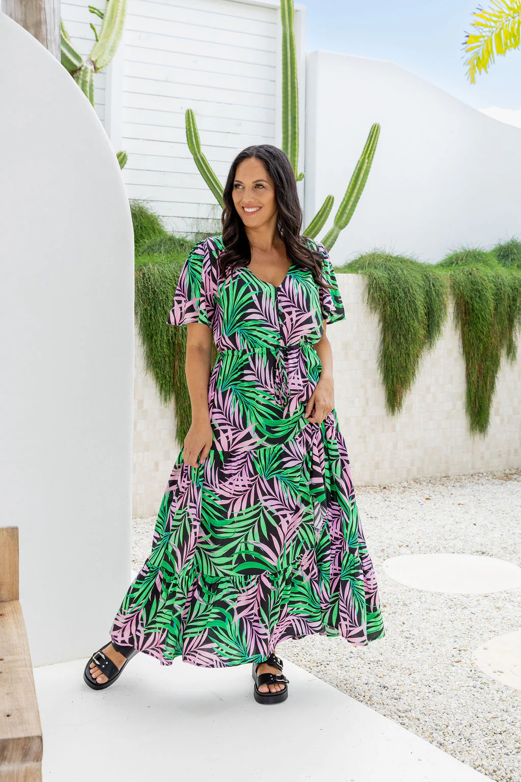 Bonnie Dress in Midnight Jungle - Image 8