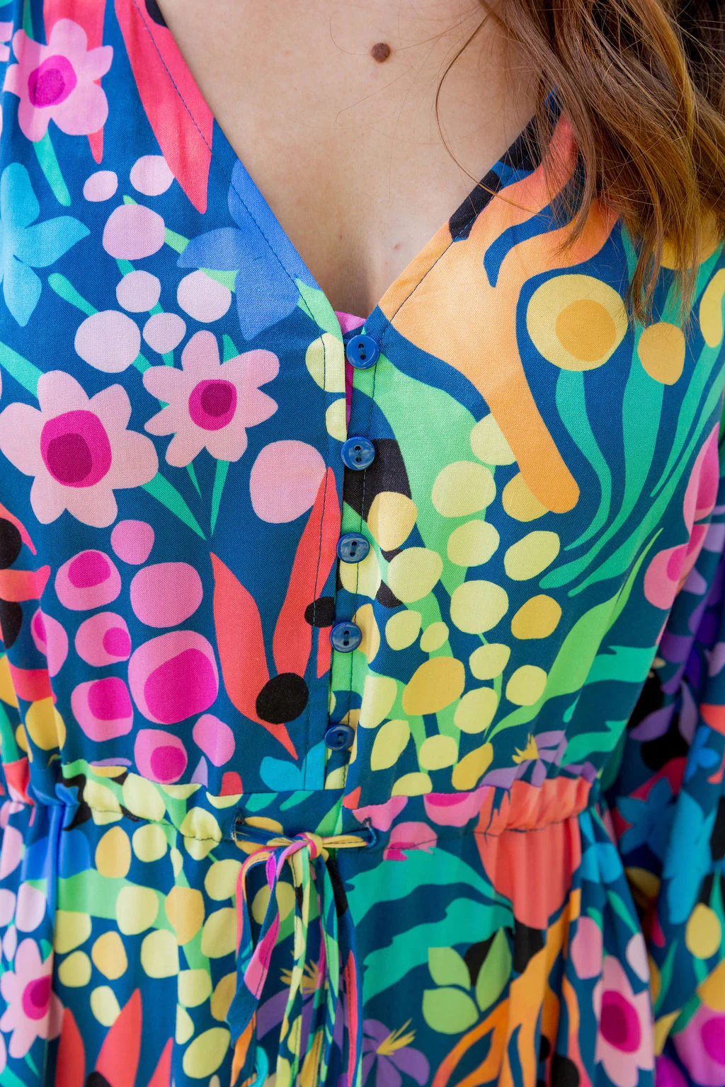 Bonnie Long Sleeve Dress in Natives by Kasey Rainbow - Image 11