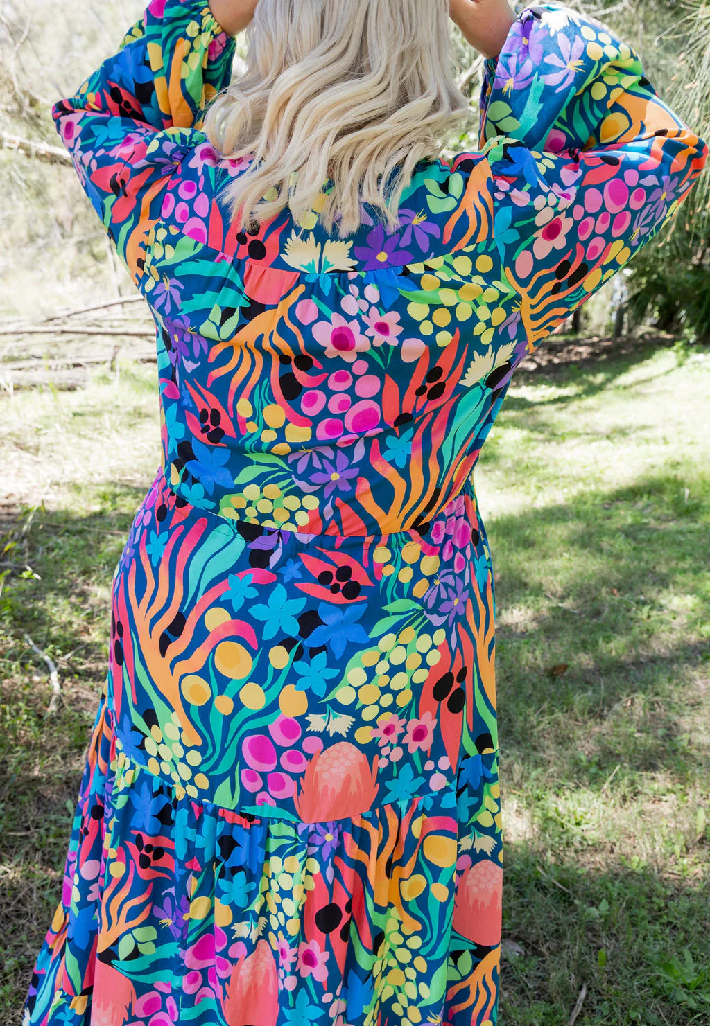 Bonnie Long Sleeve Dress in Natives by Kasey Rainbow - Image 15
