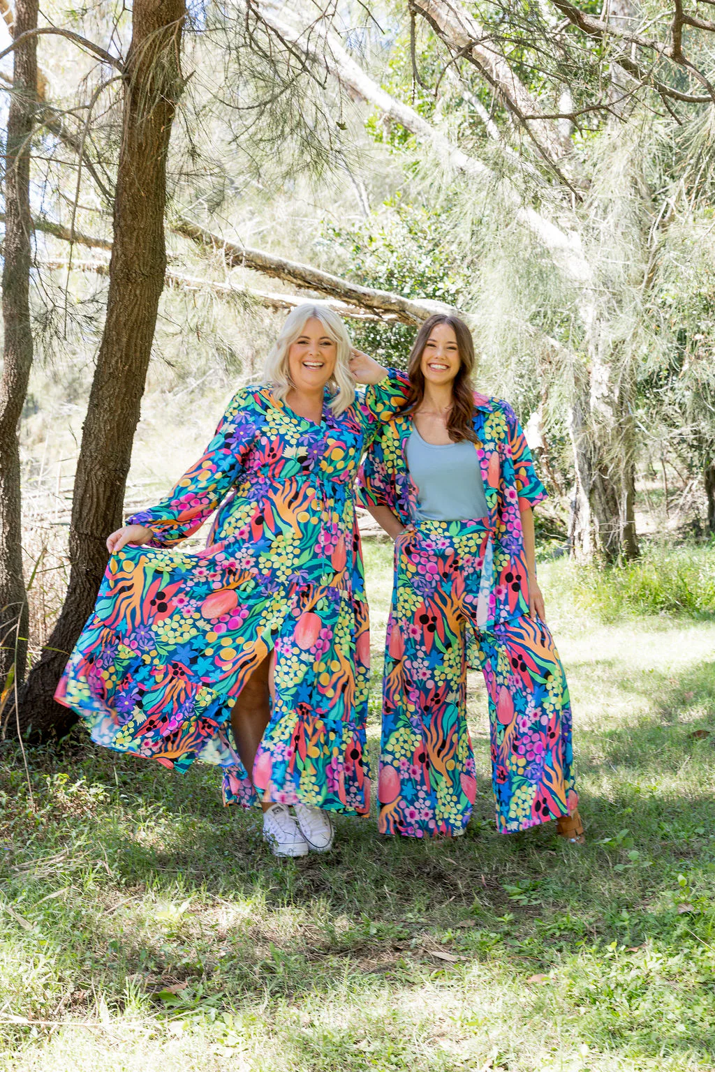Bonnie Long Sleeve Dress in Natives by Kasey Rainbow - Image 18
