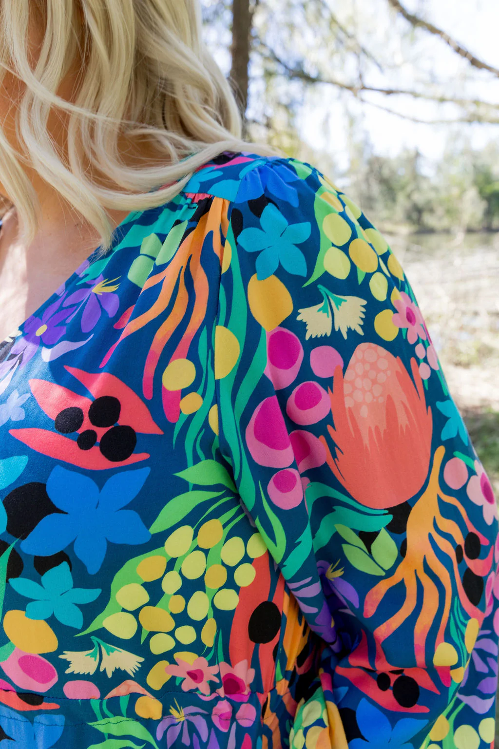 Bonnie Long Sleeve Dress in Natives by Kasey Rainbow - Image 19