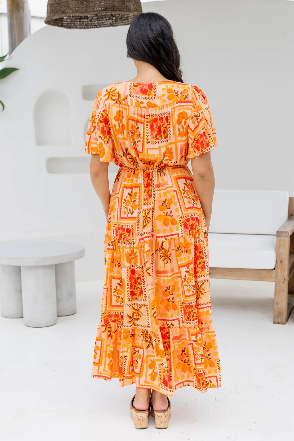 Bonnie Dress in Sunkissed Mosaic - Image 10