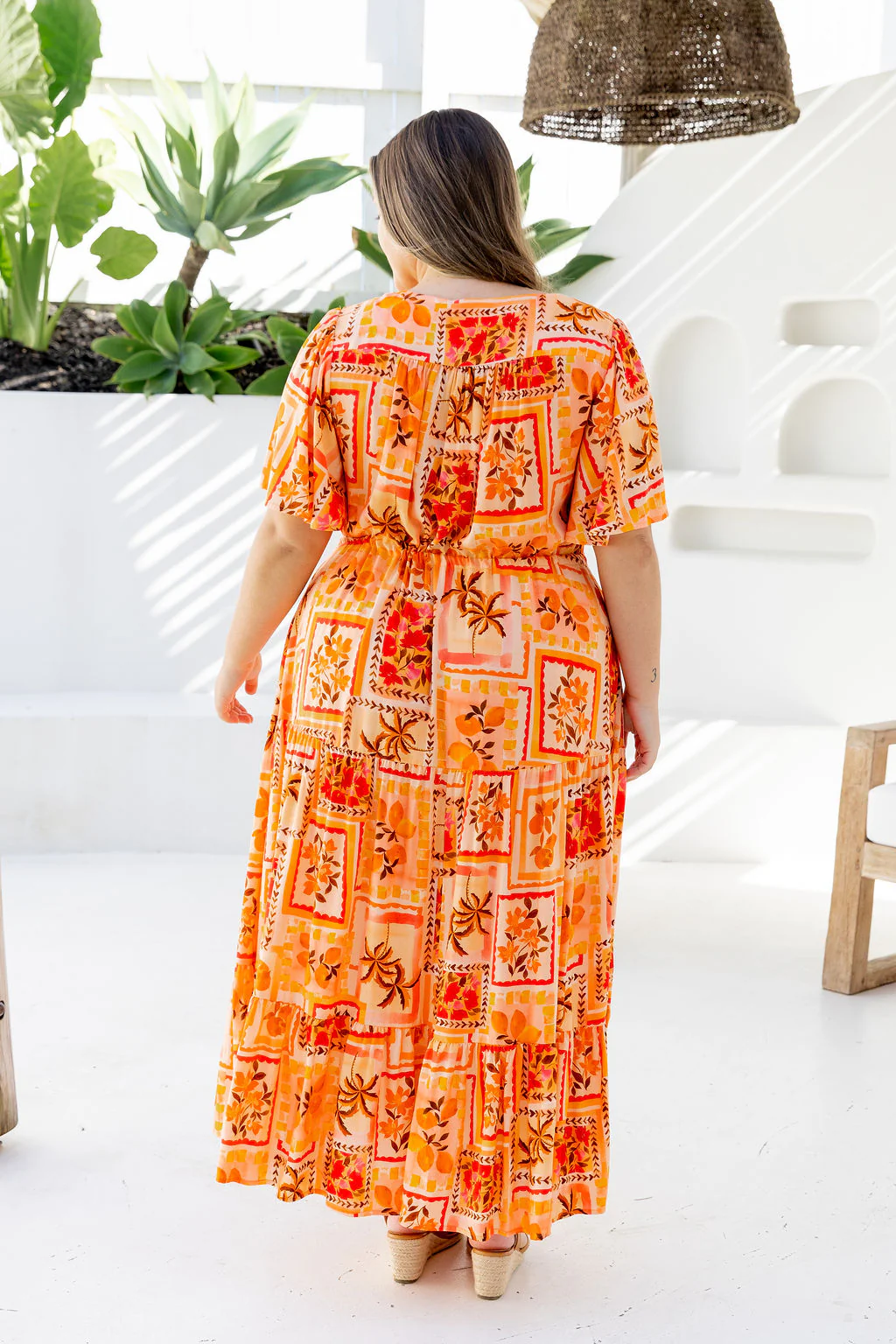Bonnie Dress in Sunkissed Mosaic - Image 15