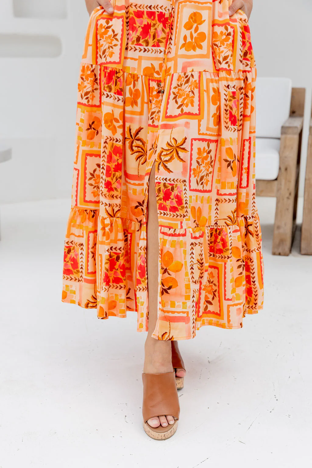 Bonnie Dress in Sunkissed Mosaic - Image 6