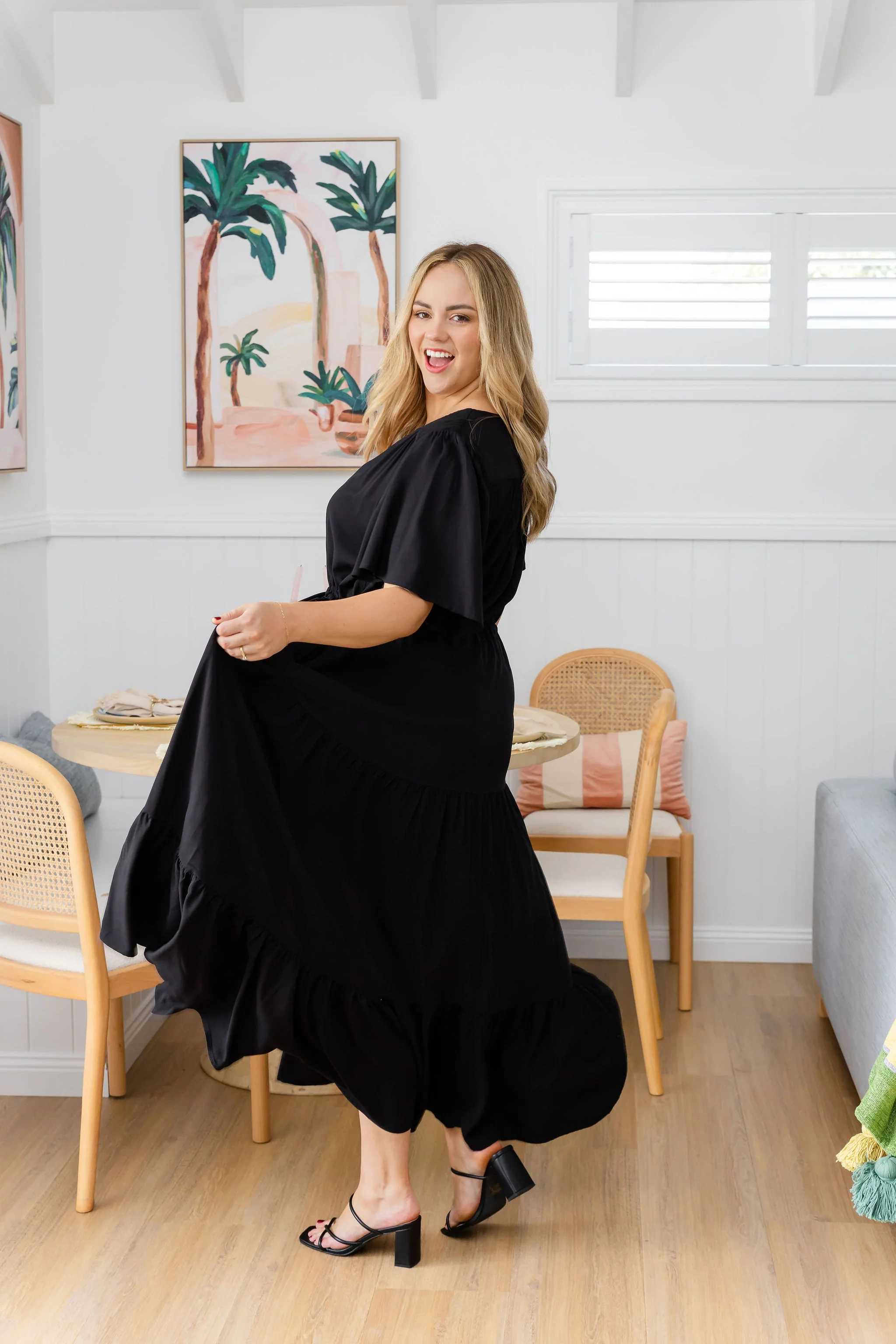Bonnie Maxi Dress in Black - Image 14