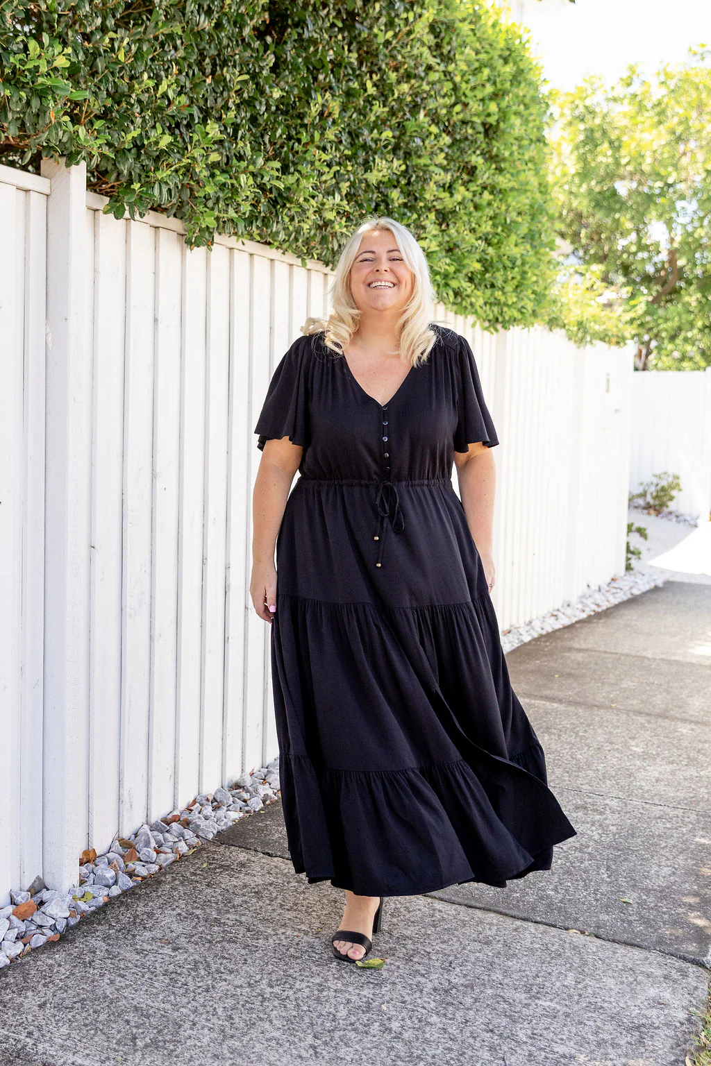 Bonnie Maxi Dress in Black - Image 20