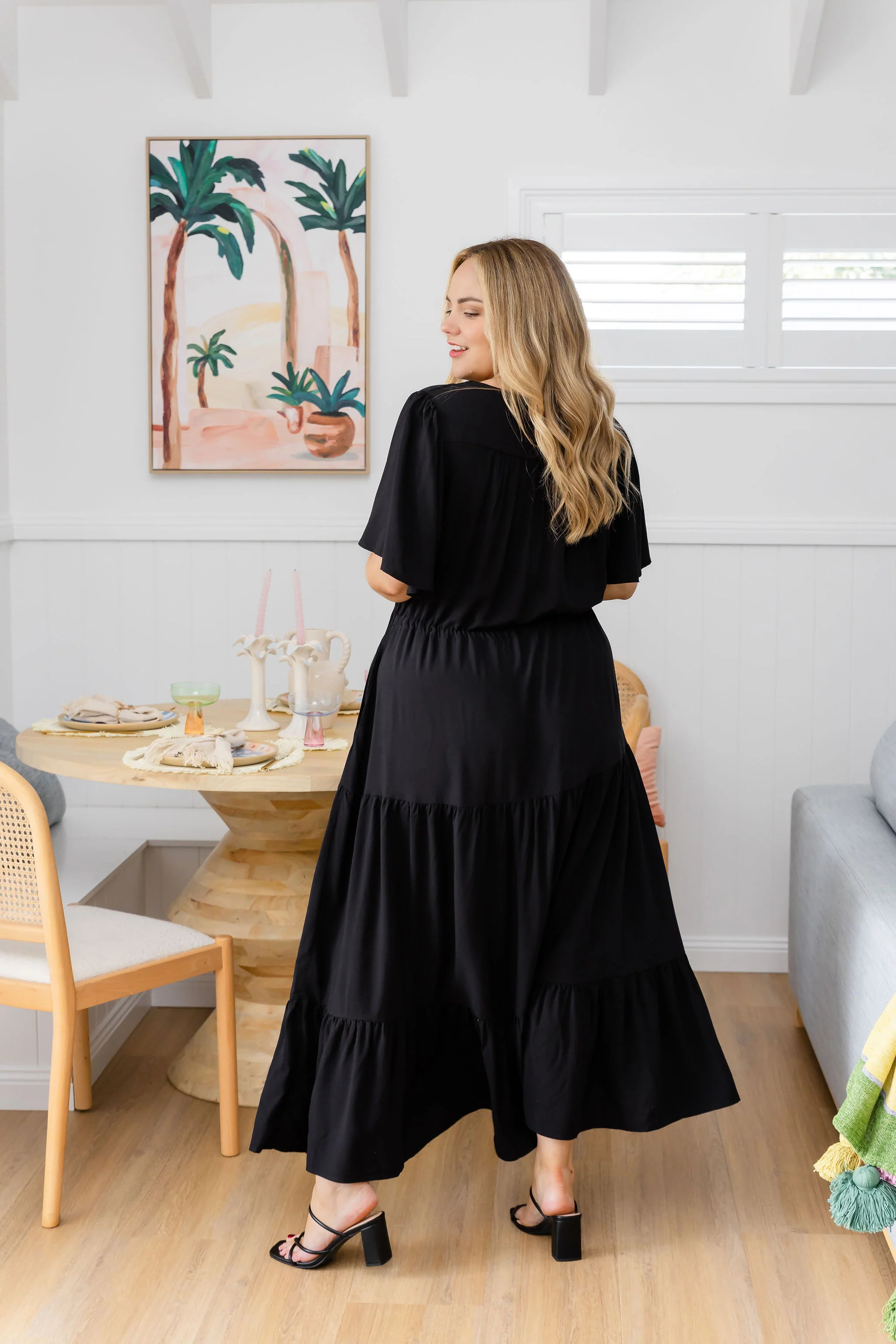 Bonnie Maxi Dress in Black - Image 21