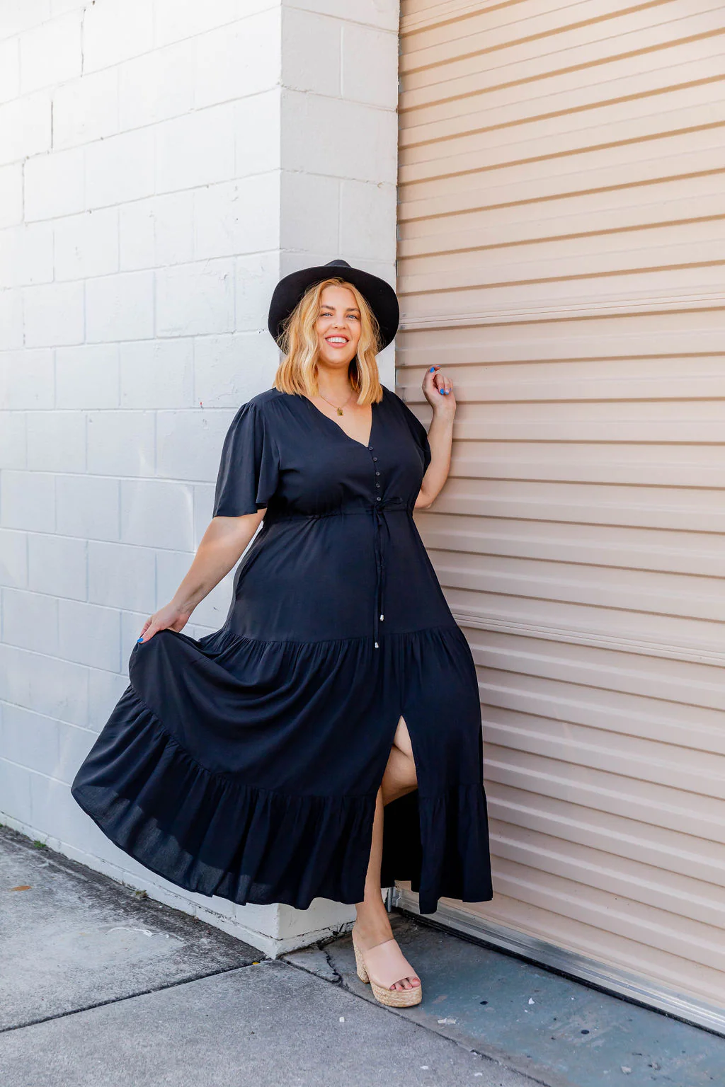 Bonnie Maxi Dress in Black - Image 26