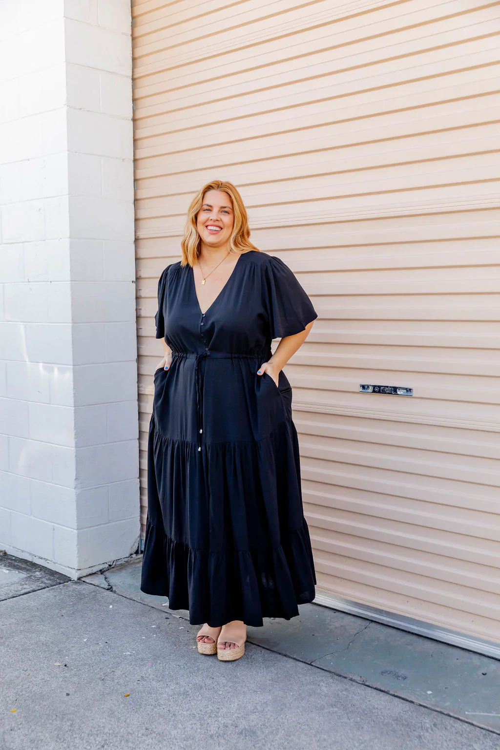 Bonnie Maxi Dress in Black - Image 28