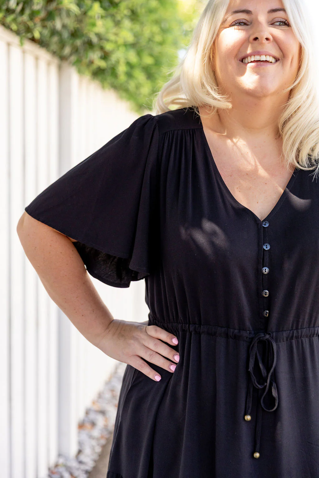 Bonnie Maxi Dress in Black - Image 5
