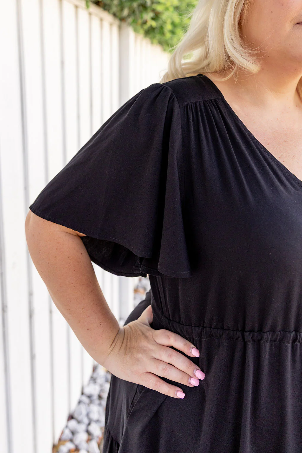 Bonnie Maxi Dress in Black - Image 9
