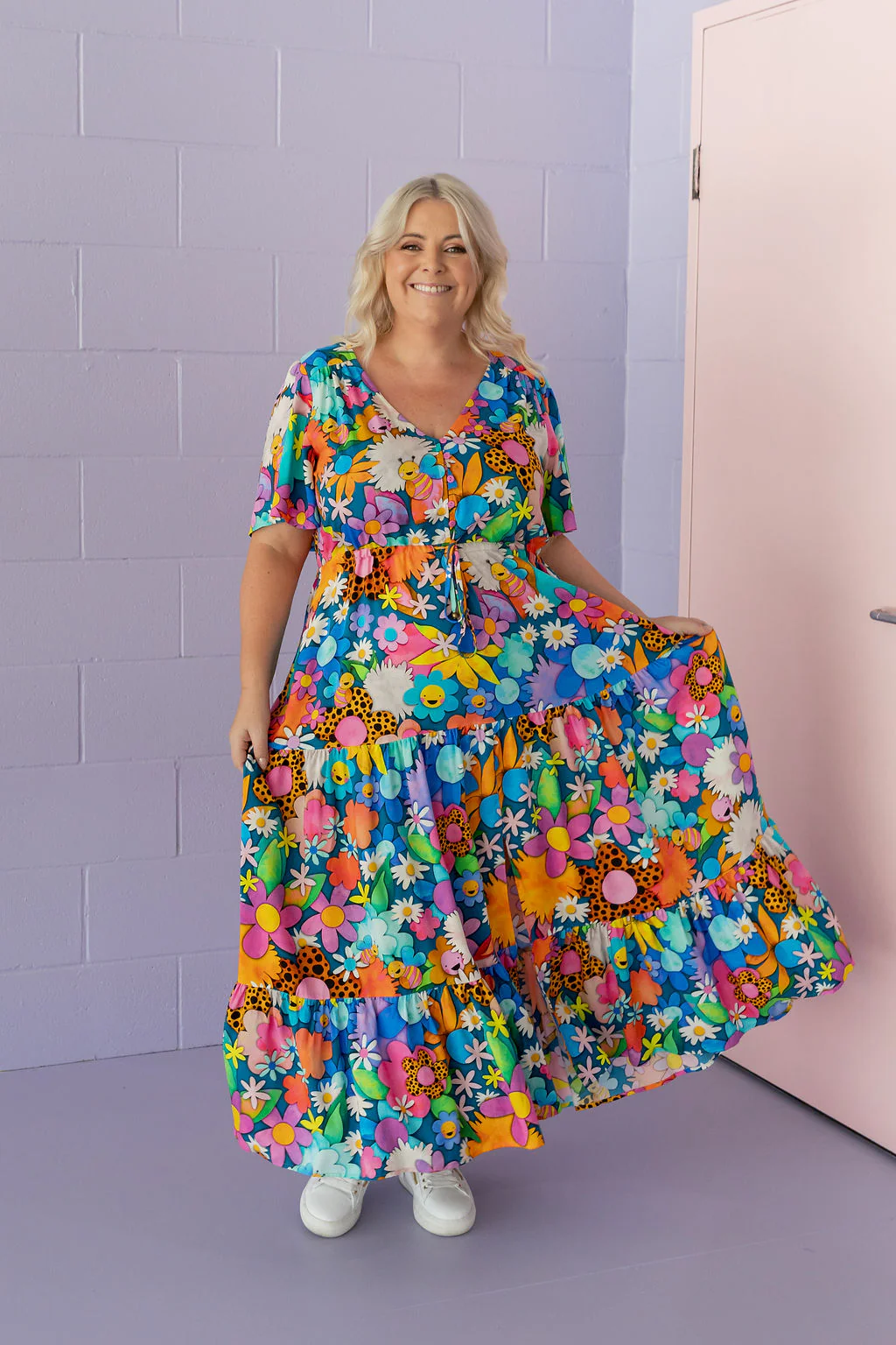 Bonnie Maxi Dress in Kutopia Floral by Kasey Rainbow - Image 14