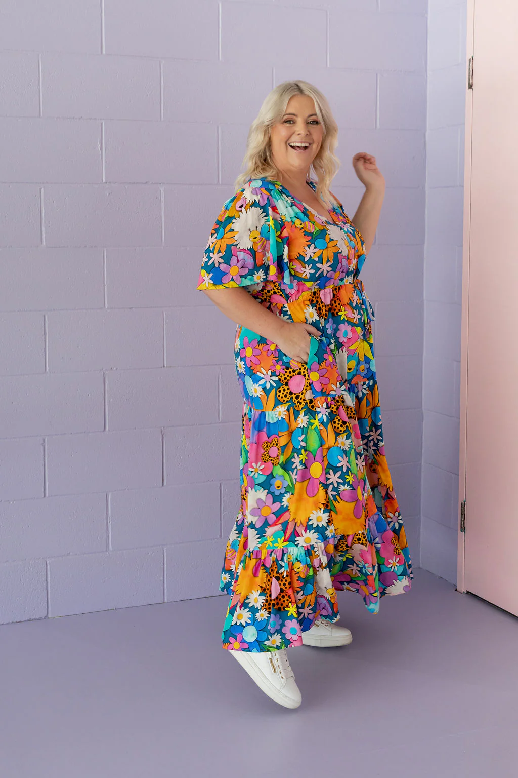 Bonnie Maxi Dress in Kutopia Floral by Kasey Rainbow - Image 6