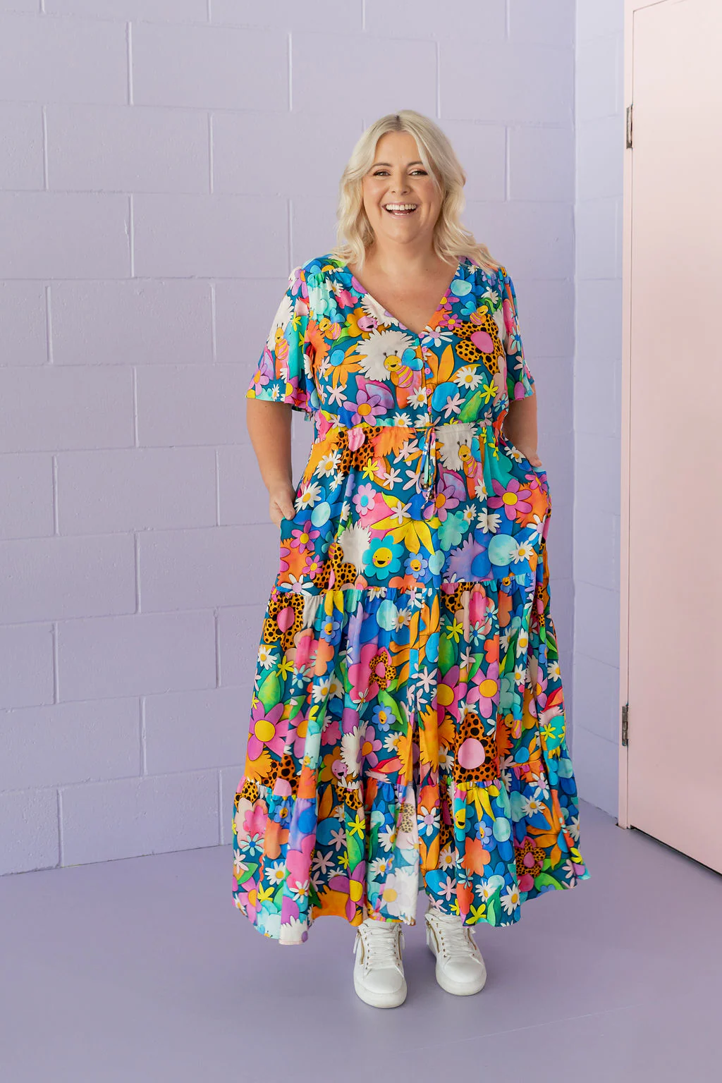 Bonnie Maxi Dress in Kutopia Floral by Kasey Rainbow - Image 8