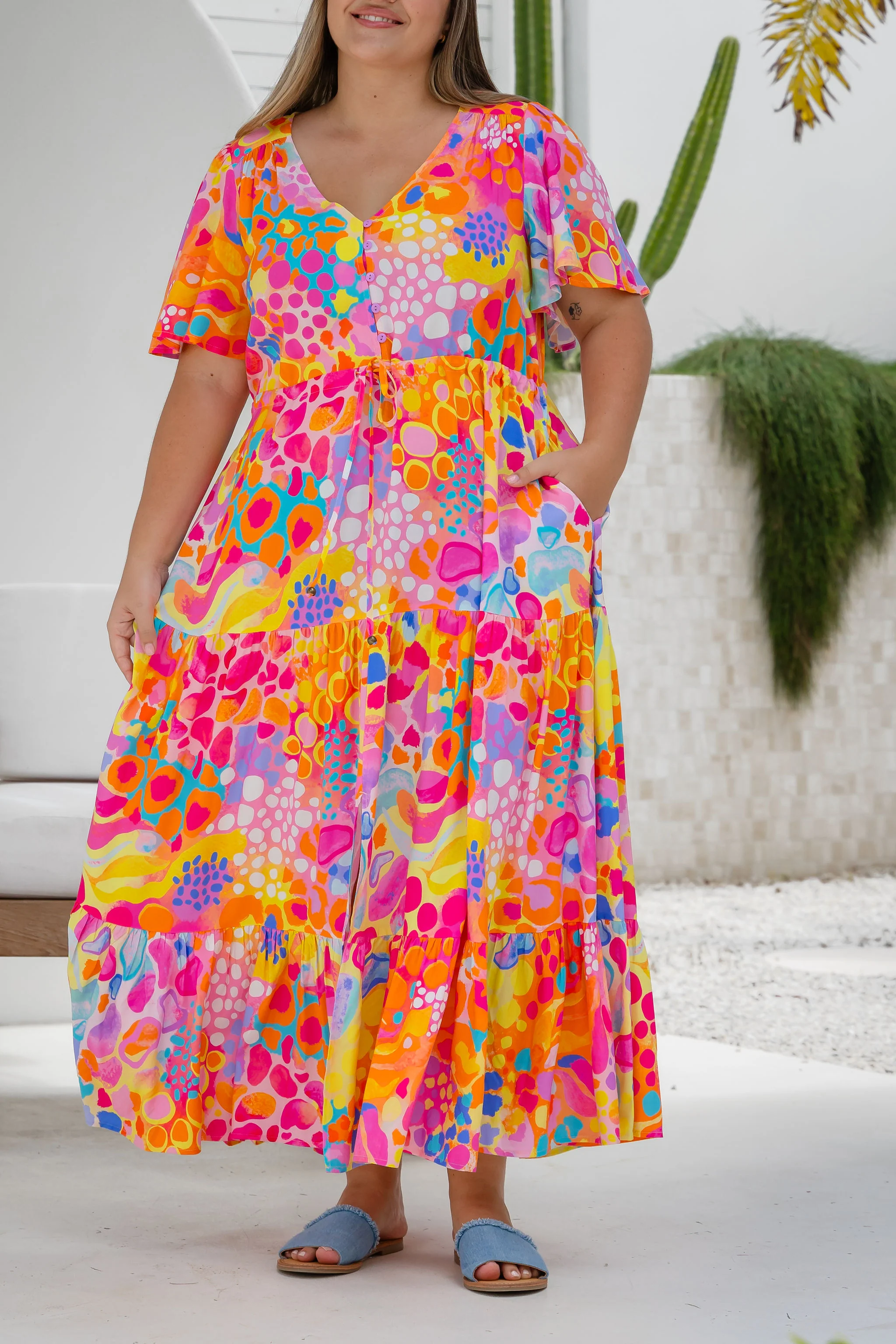 Bonnie Maxi Dress in Tequila Sunrise by Kasey Rainbow - Image 11
