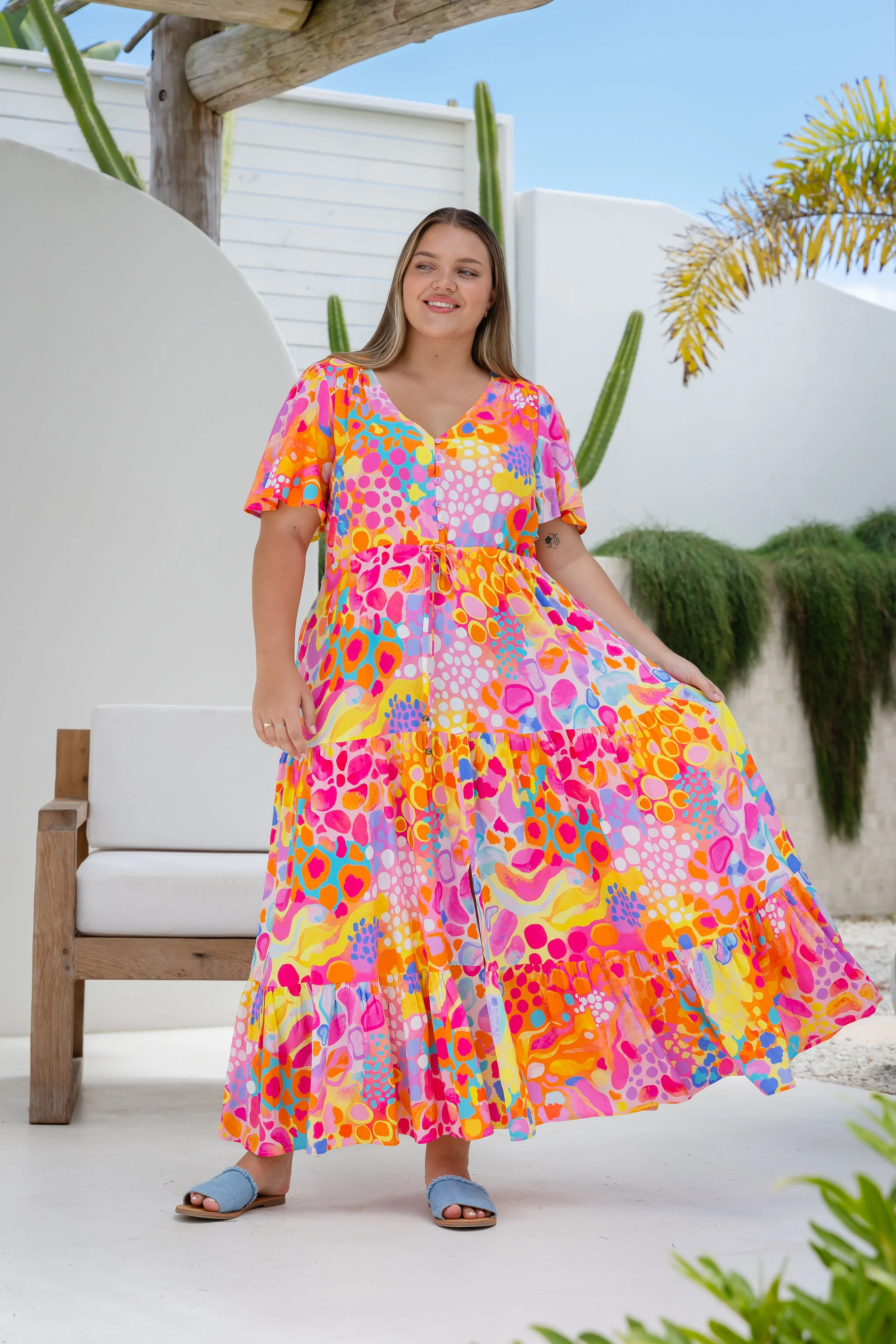 Bonnie Maxi Dress in Tequila Sunrise by Kasey Rainbow - Image 27
