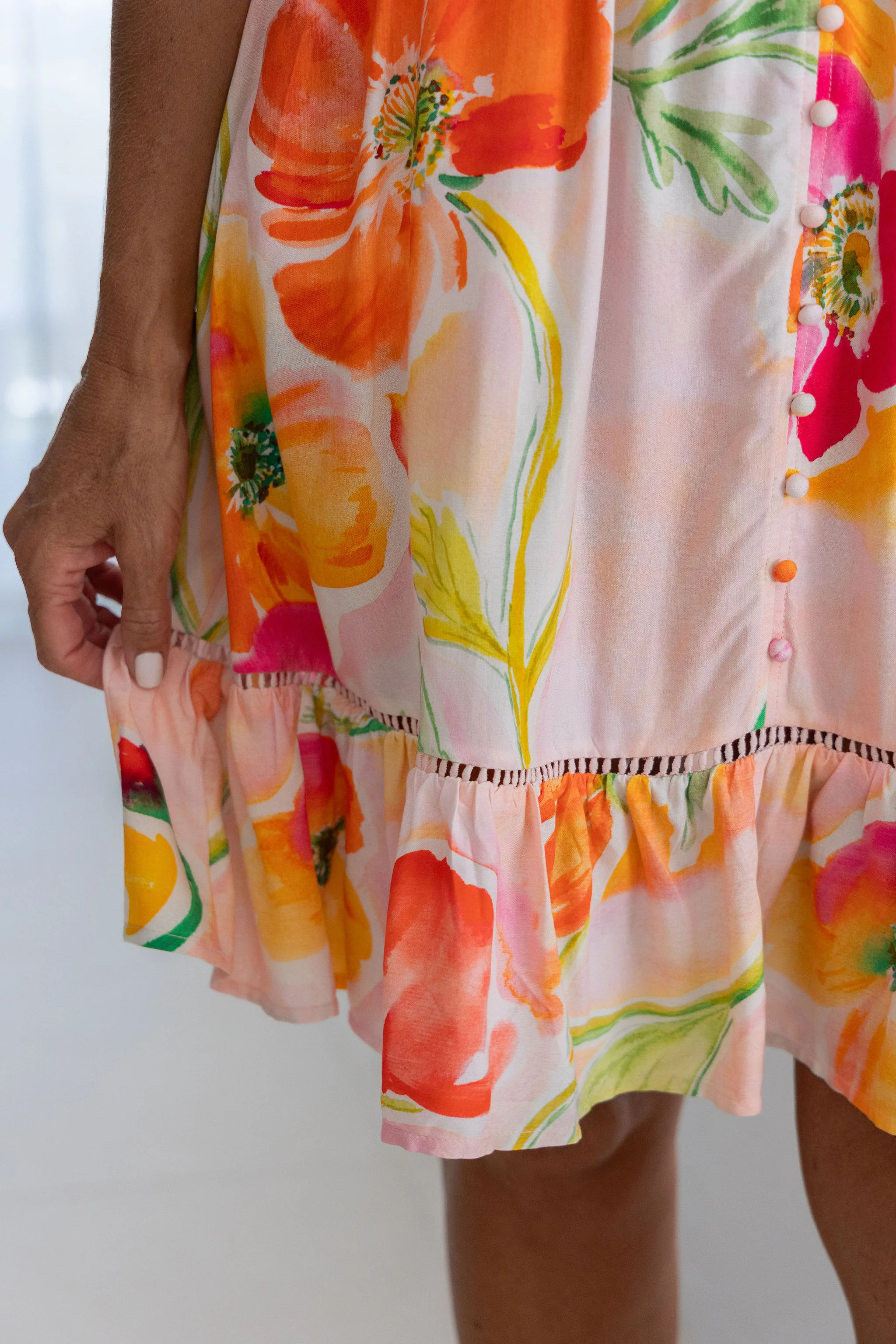Brontie Dress in Poppies - Image 13