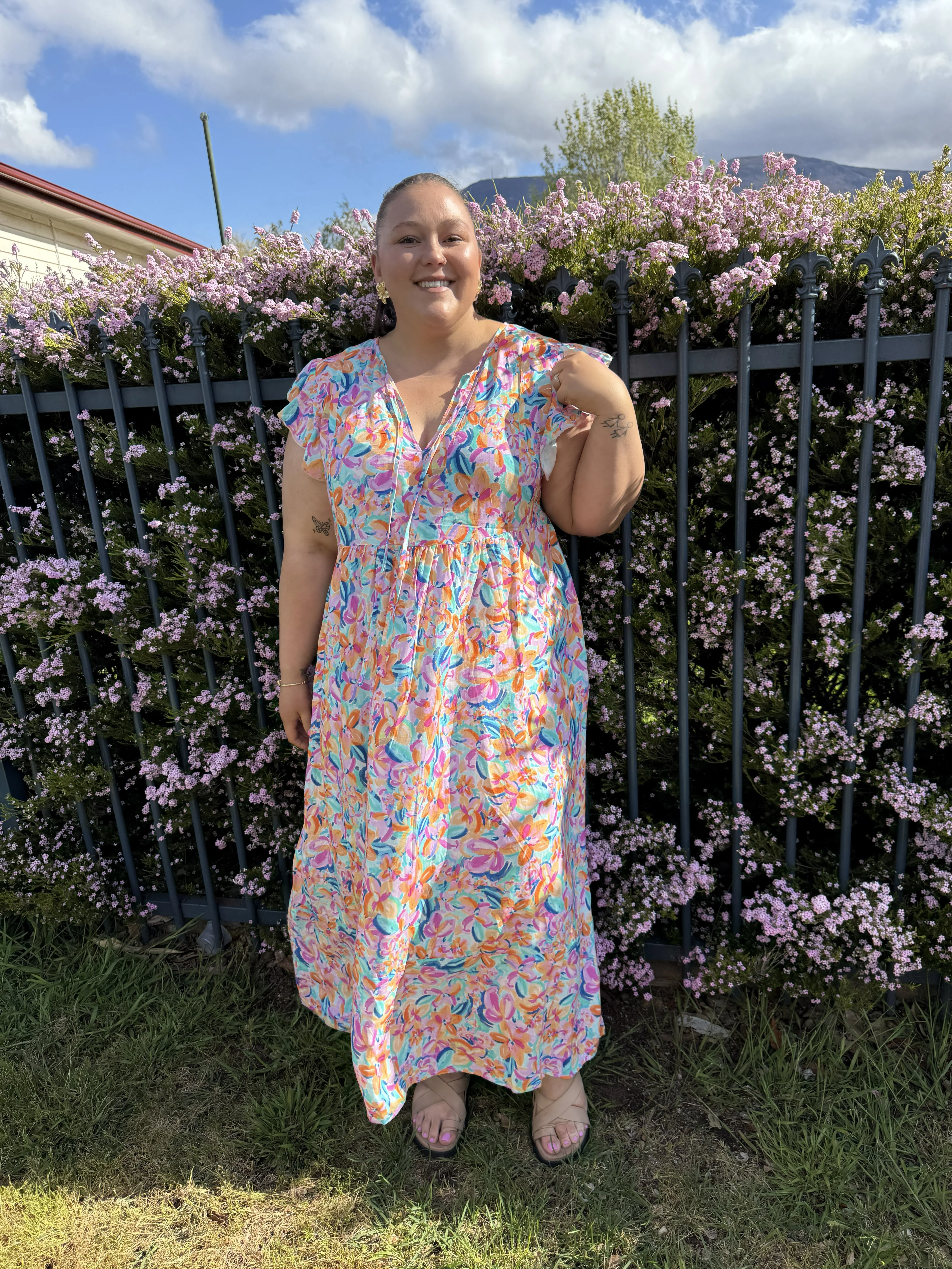 Carmody Dress in Carnival Floral - Image 11