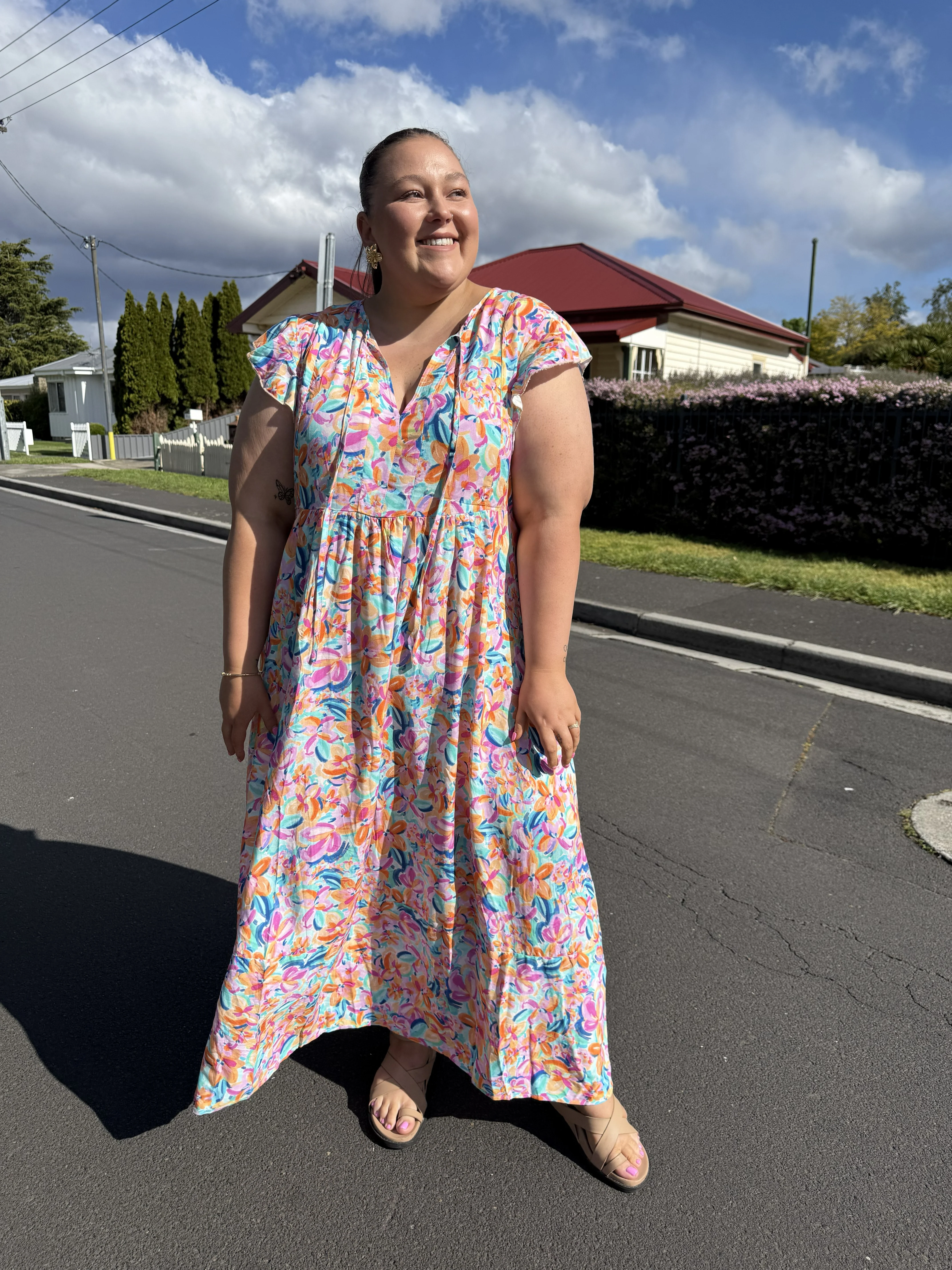 Carmody Dress in Carnival Floral - Image 12