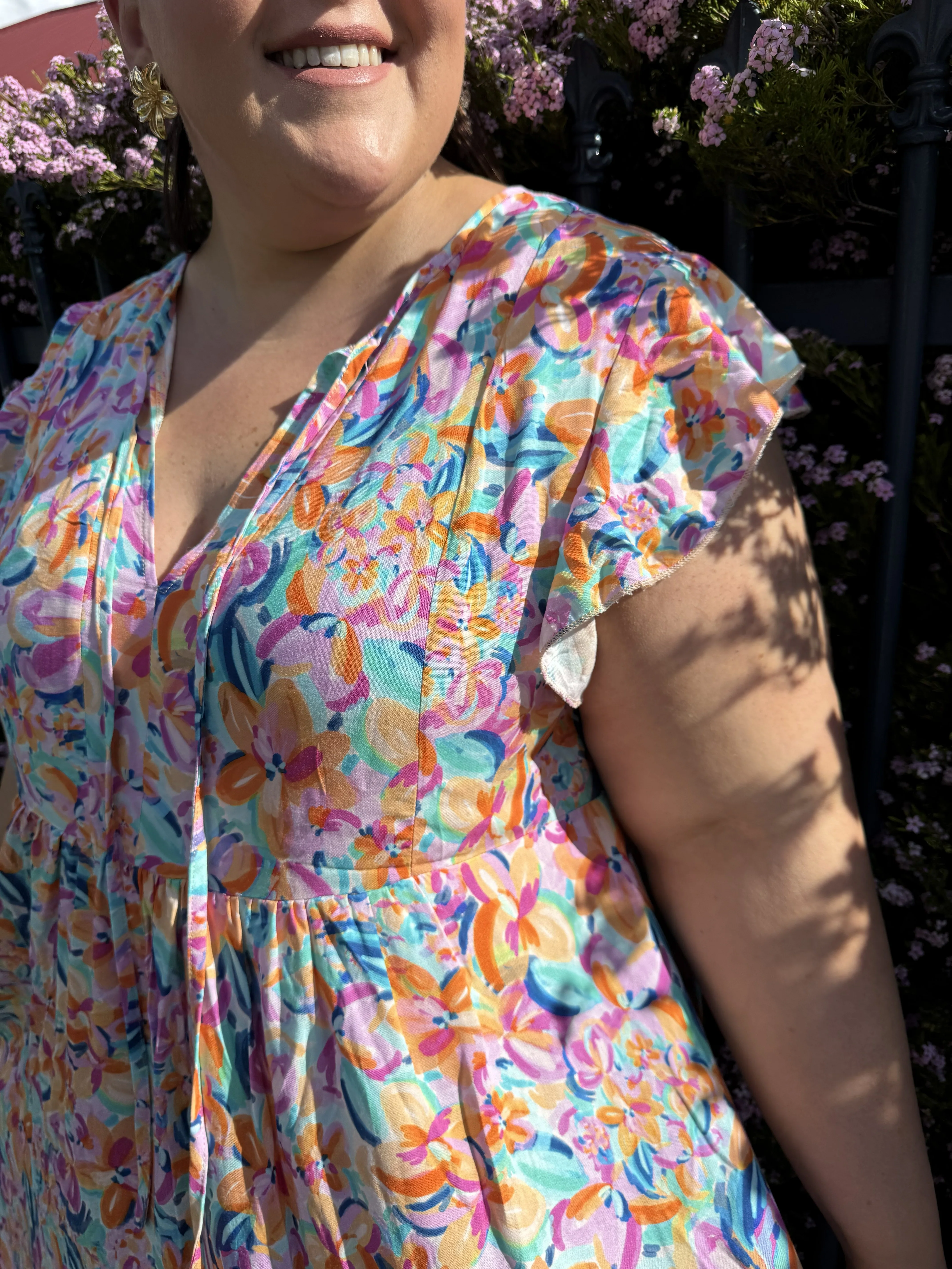 Carmody Dress in Carnival Floral - Image 13