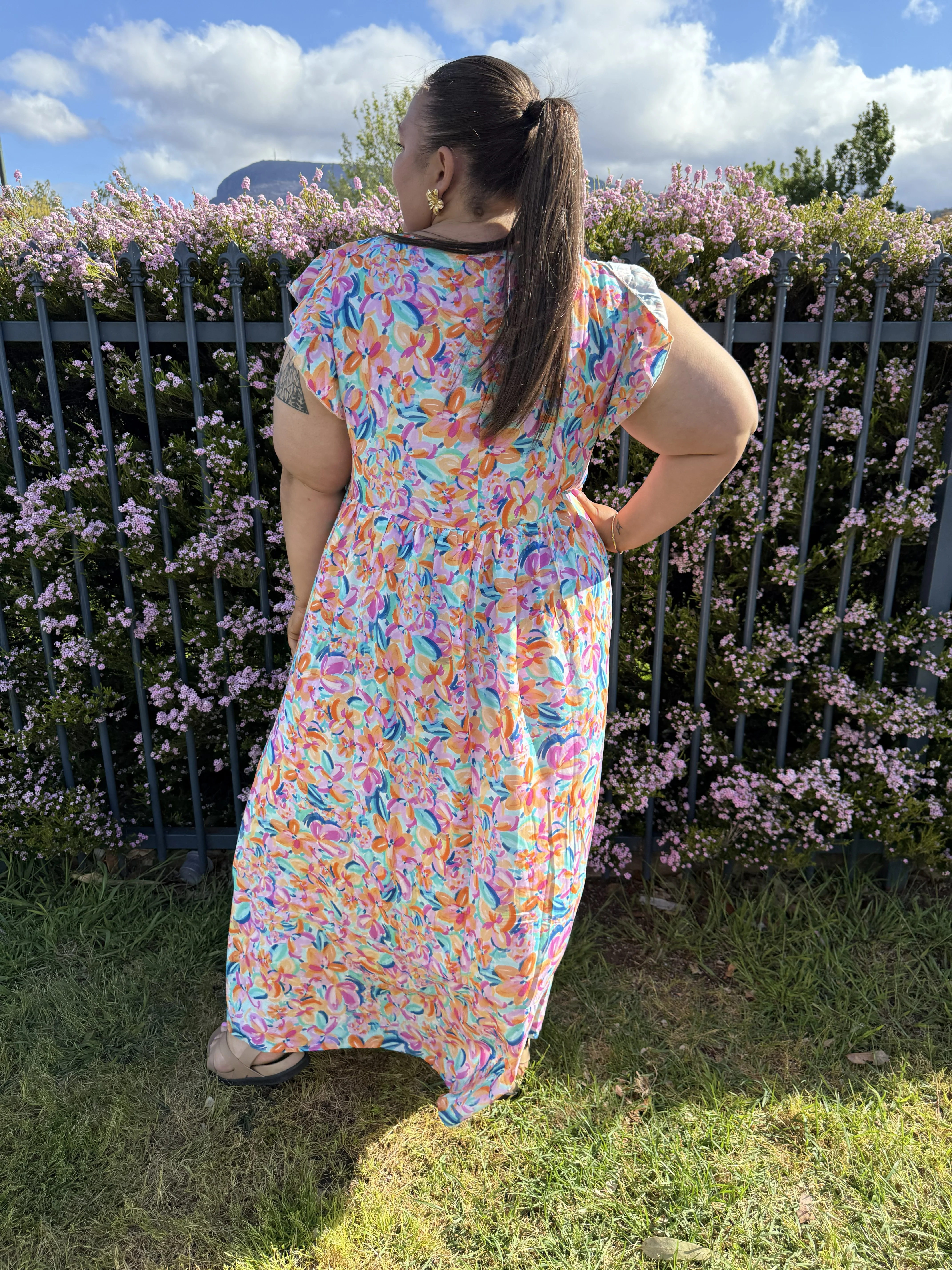Carmody Dress in Carnival Floral - Image 18