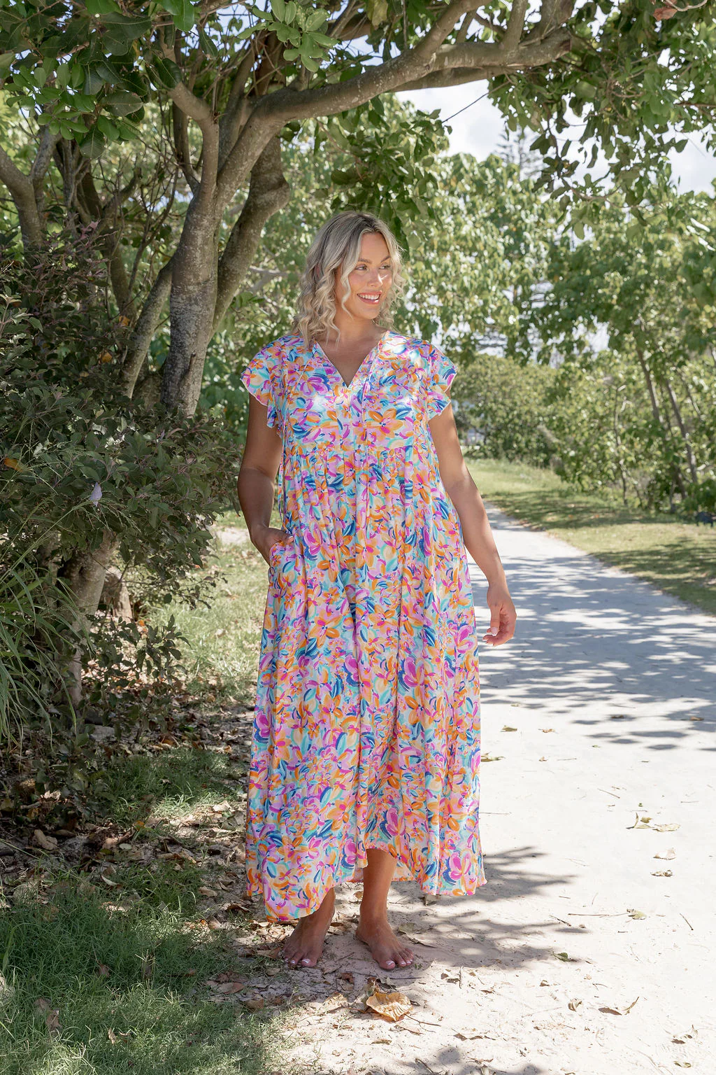 Carmody Dress in Carnival Floral - Image 4