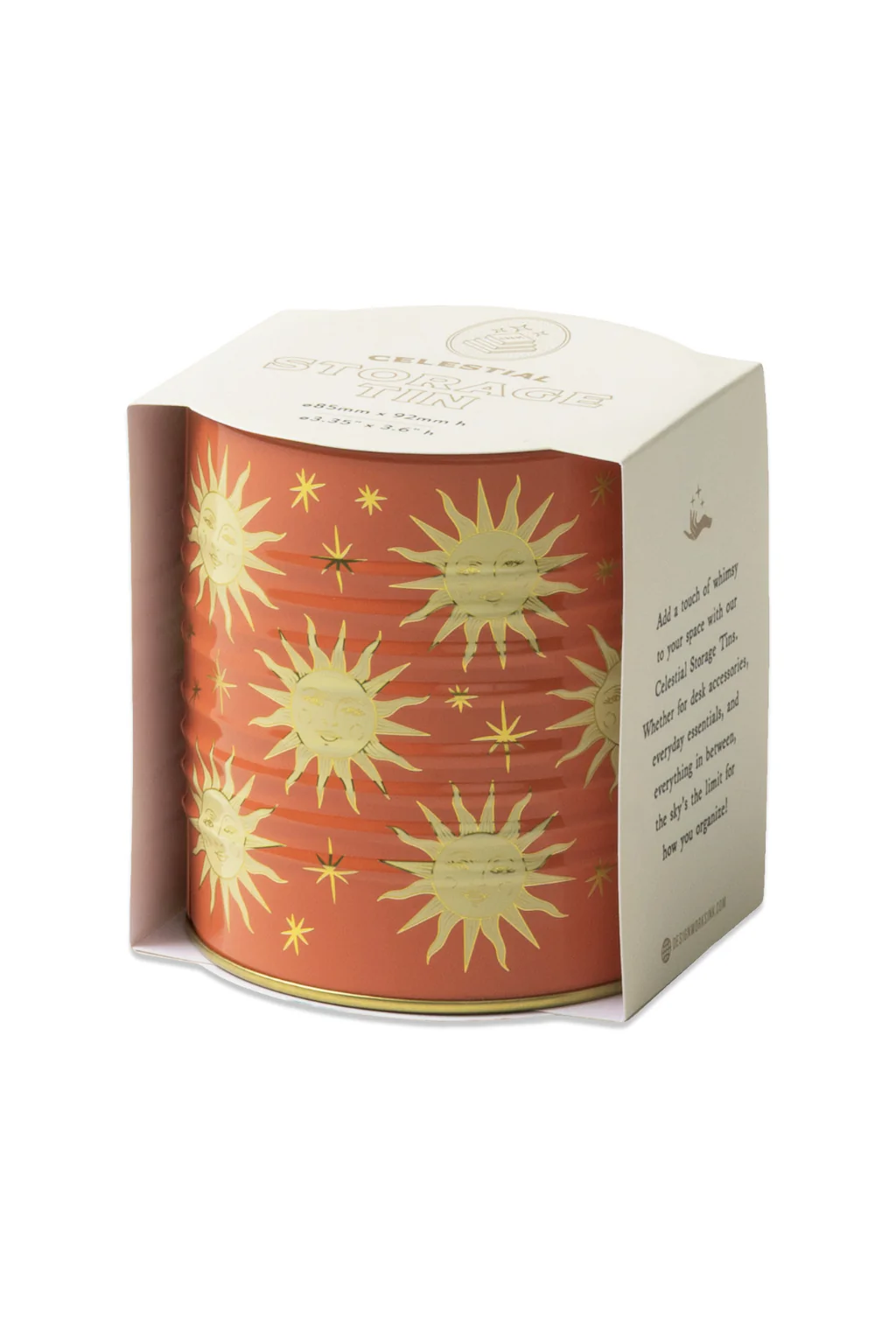 Celestial Storage Tin - Terracotta Sun - Image 2