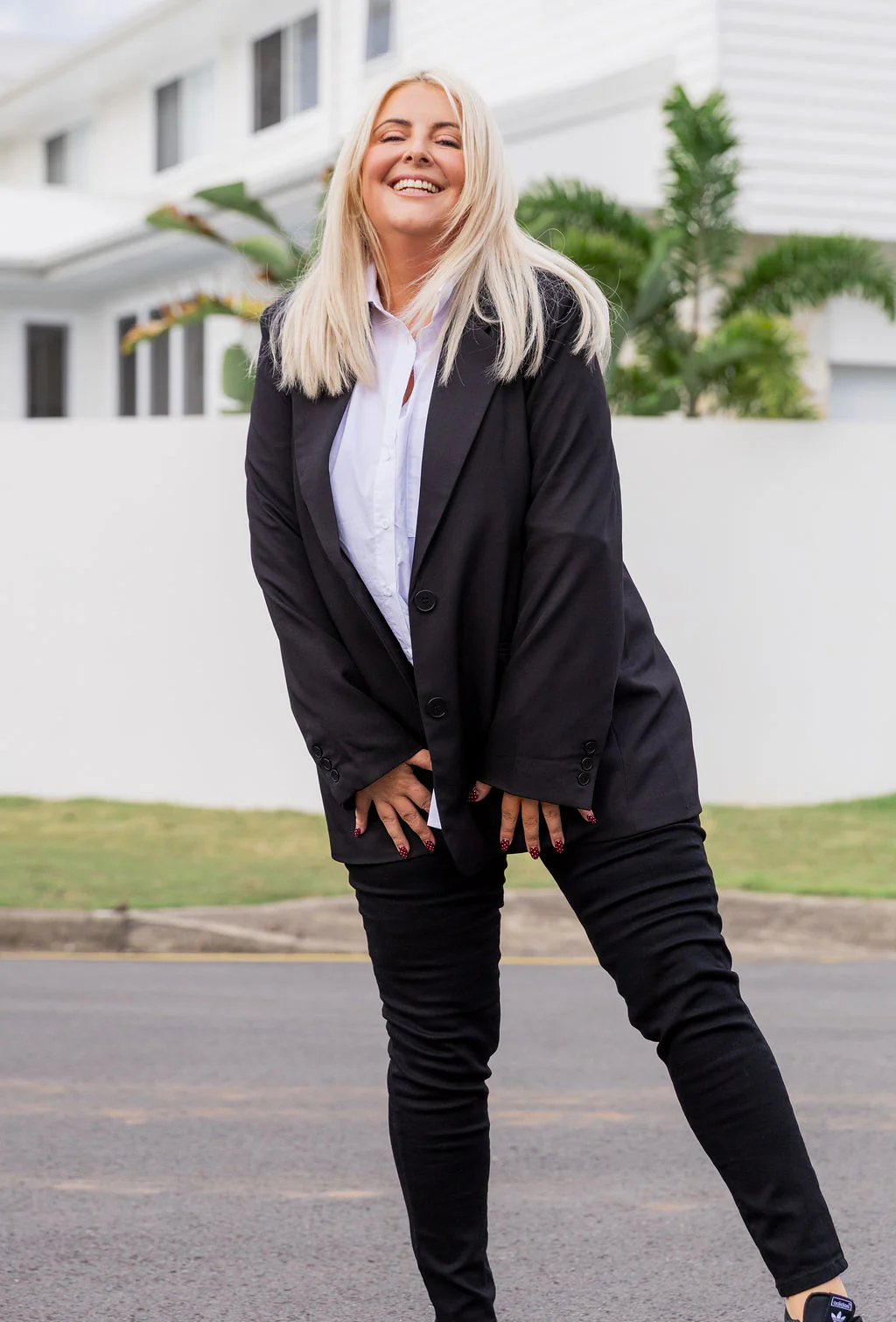 Celine Blazer in Black - Image 2