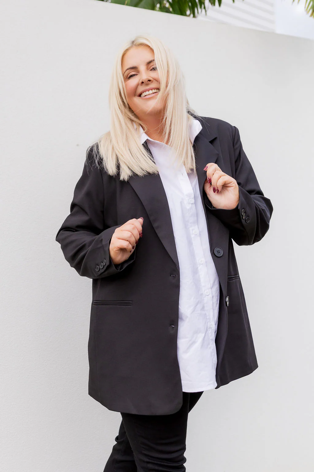 Celine Blazer in Black - Image 3