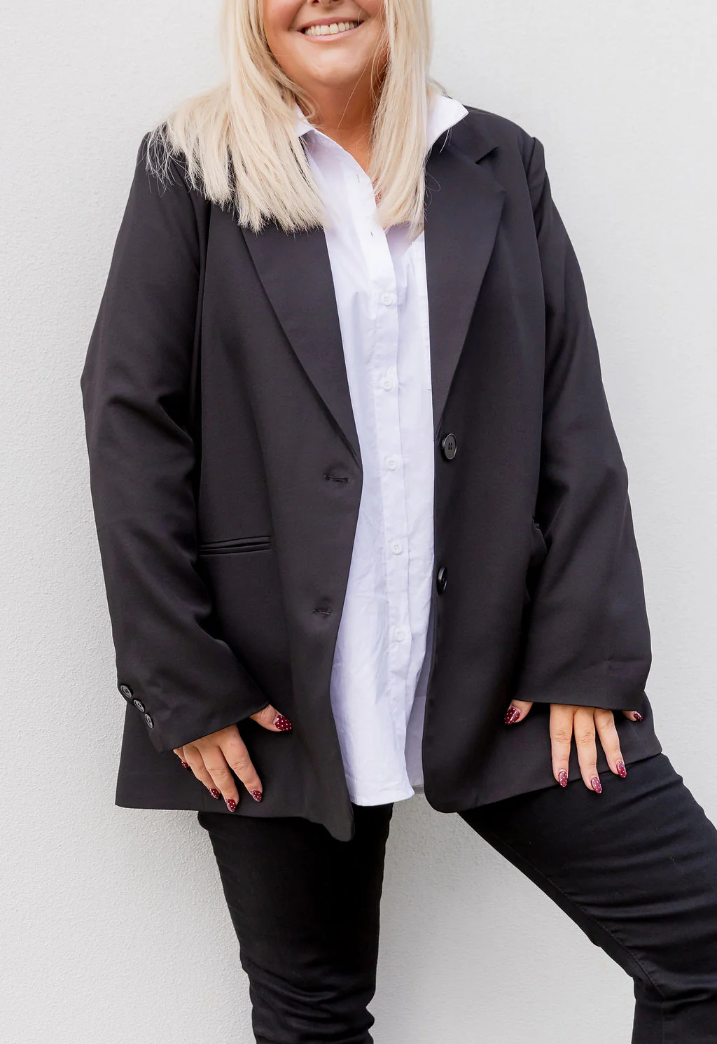Celine Blazer in Black - Image 5