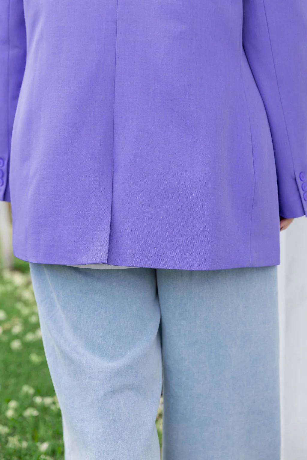 Celine Blazer in Purple - Image 11