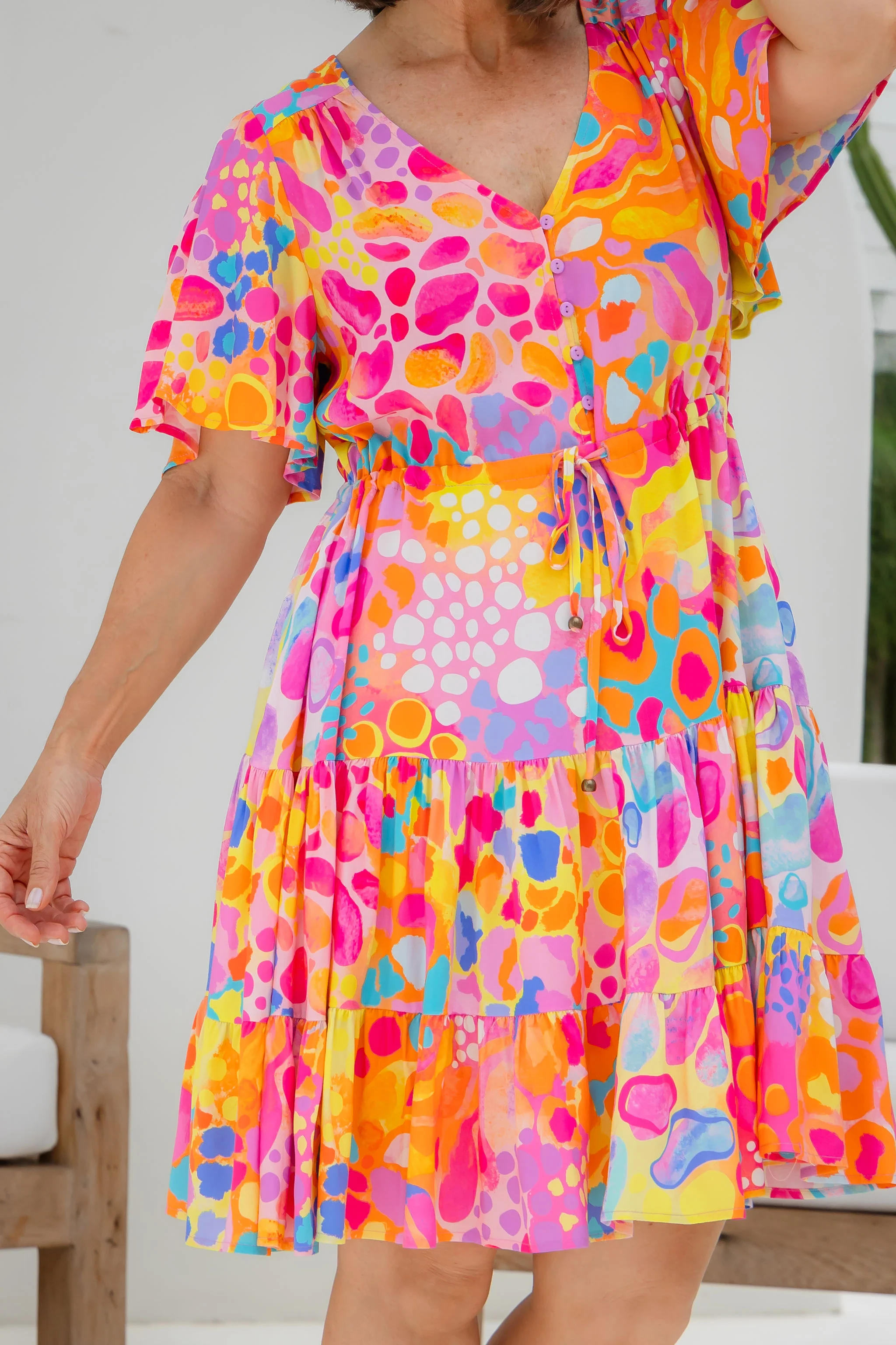 Charlie Dress in Tequila Sunrise by Kasey Rainbow - Image 8