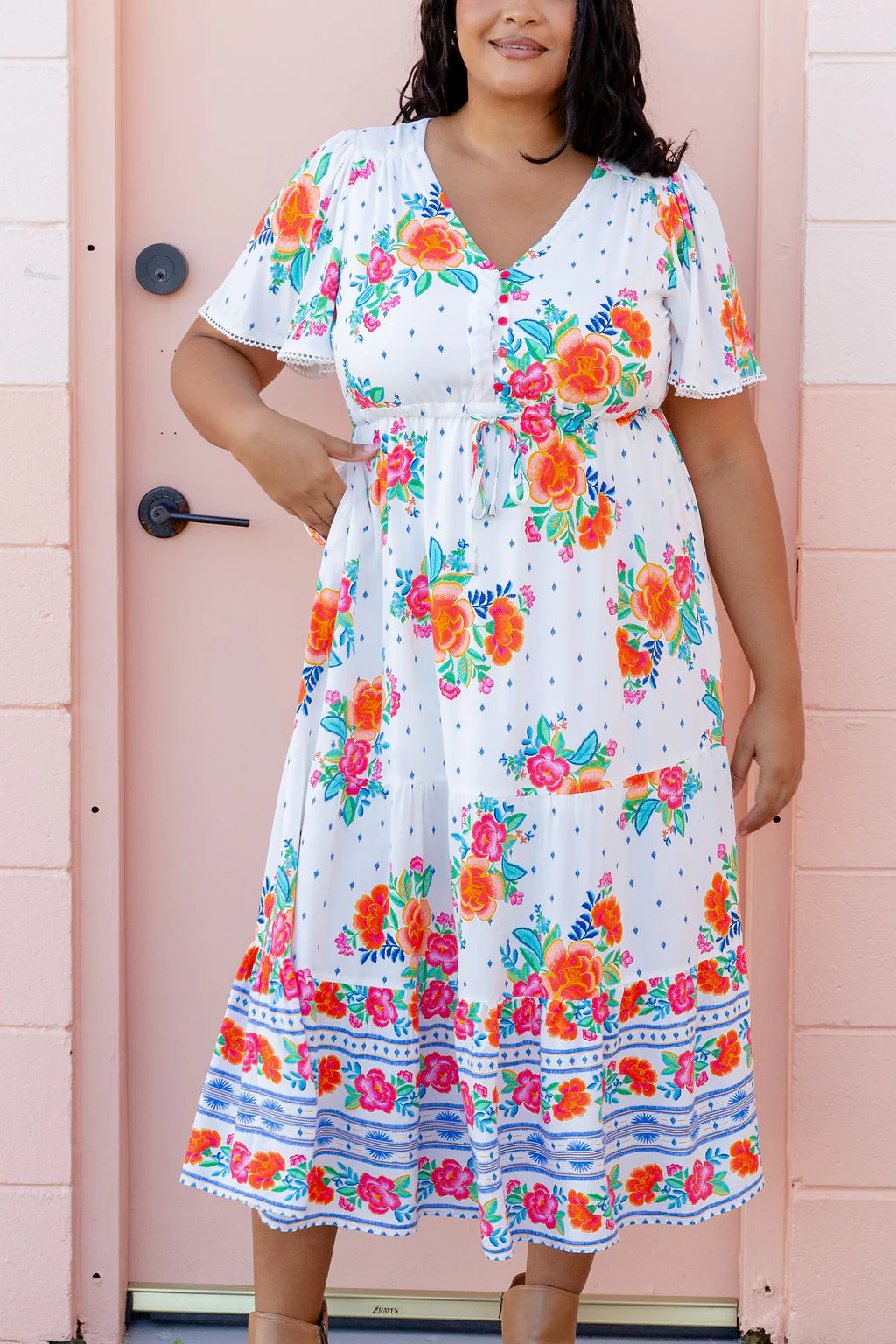 Charlize Maxi Dress in Frida - Image 2