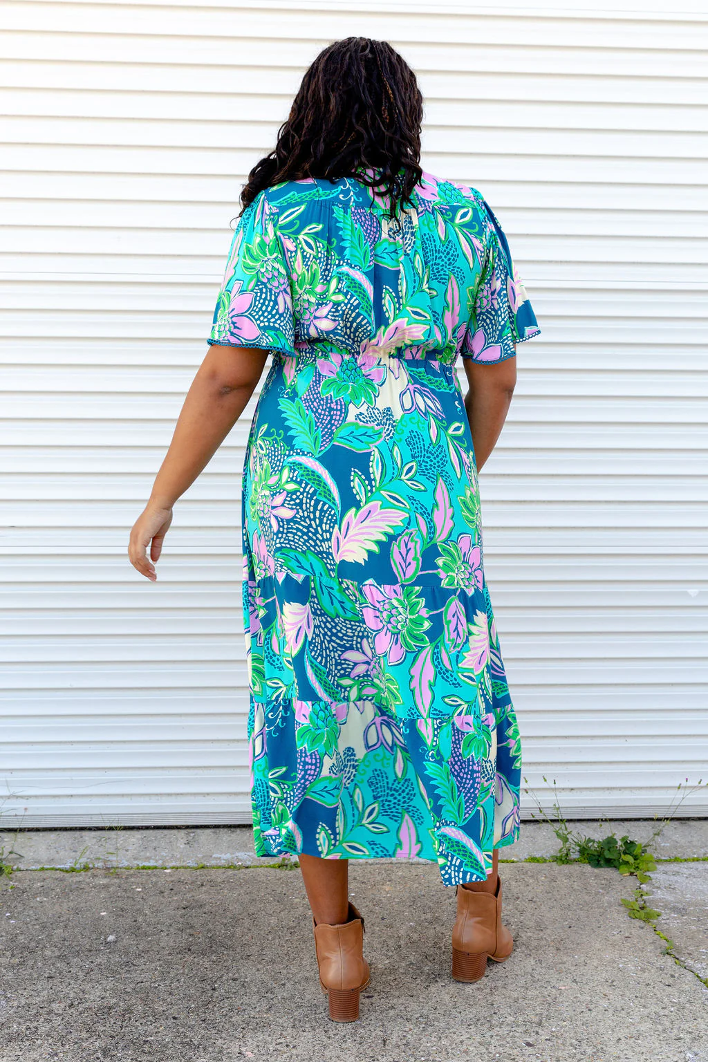 Charlize Maxi Dress in Kosum Pink - Image 10