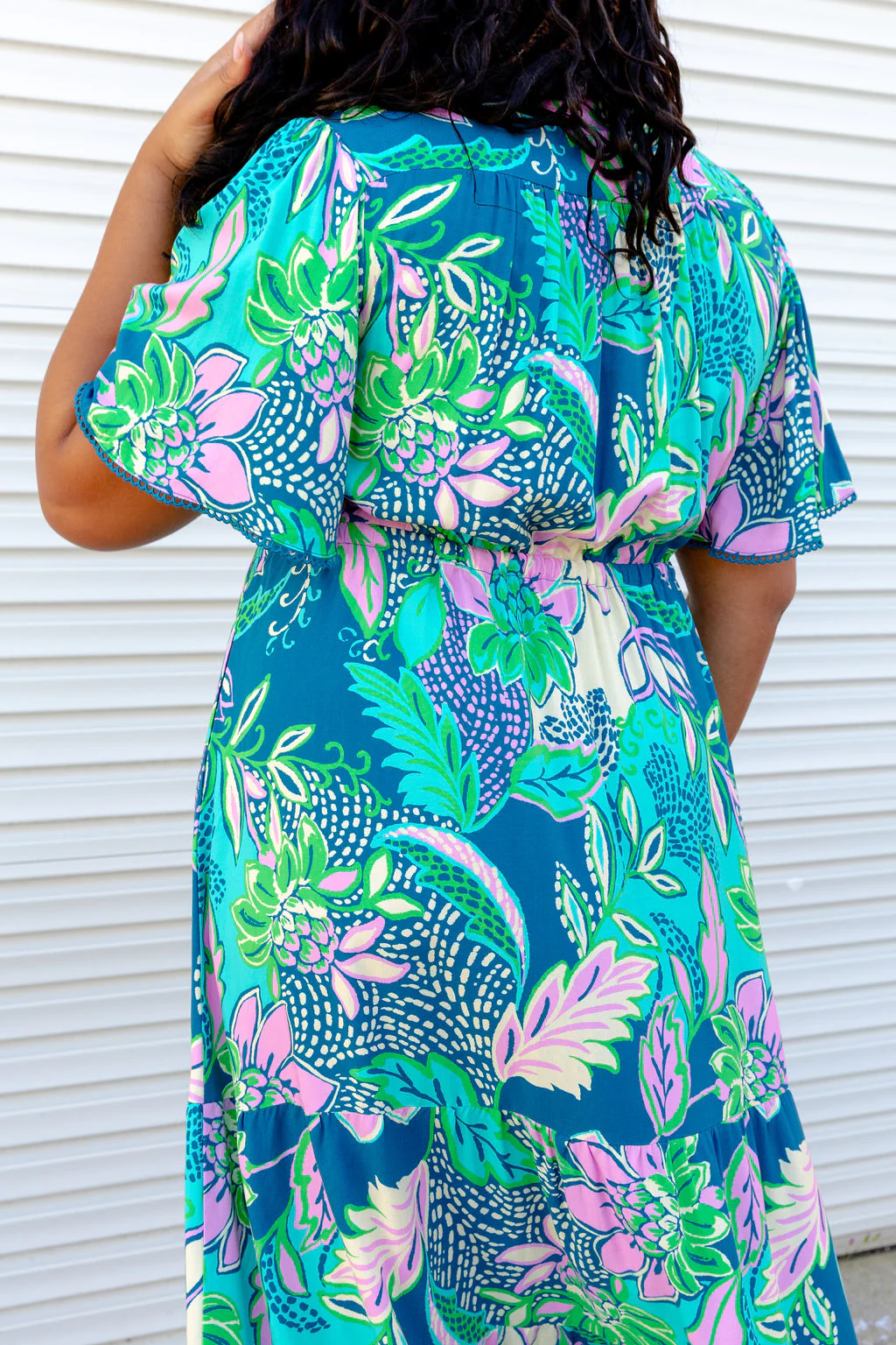 Charlize Maxi Dress in Kosum Pink - Image 12