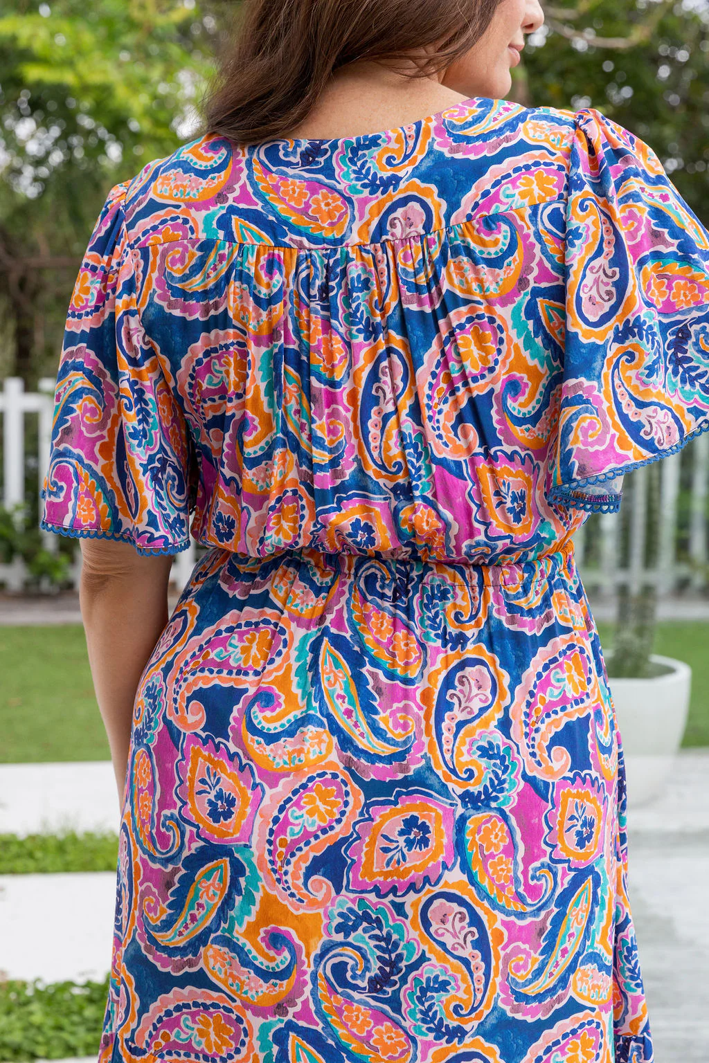 Charlize Maxi Dress in Rainbow Boteh - Image 27