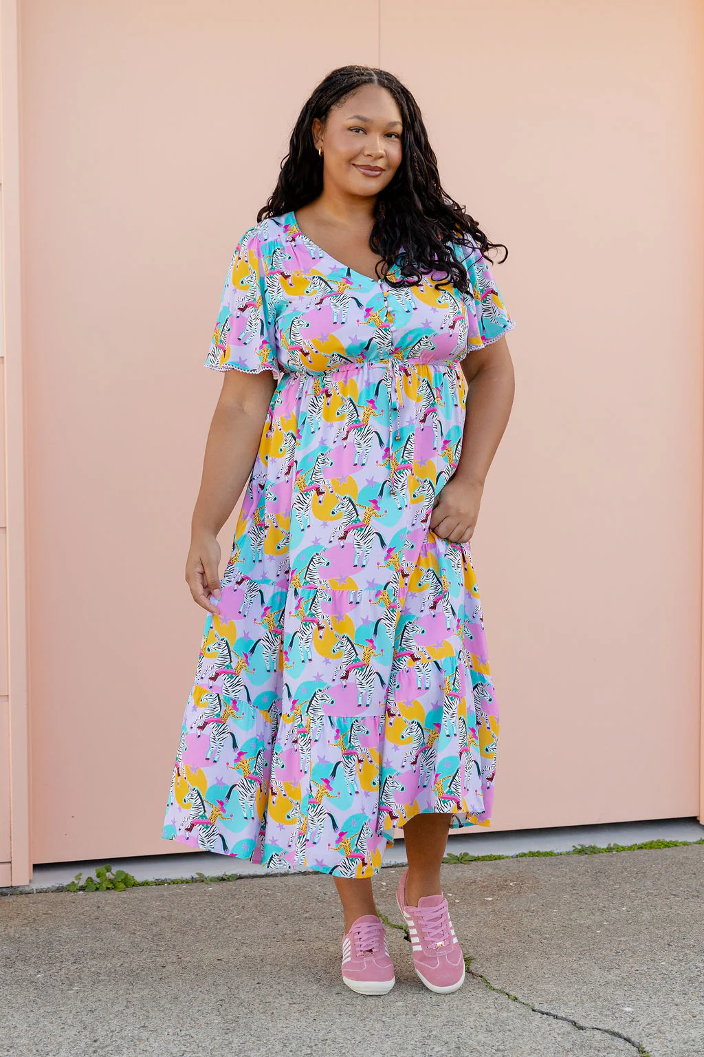 Charlize Maxi Dress in Yee-Har by Deb McNaughton
