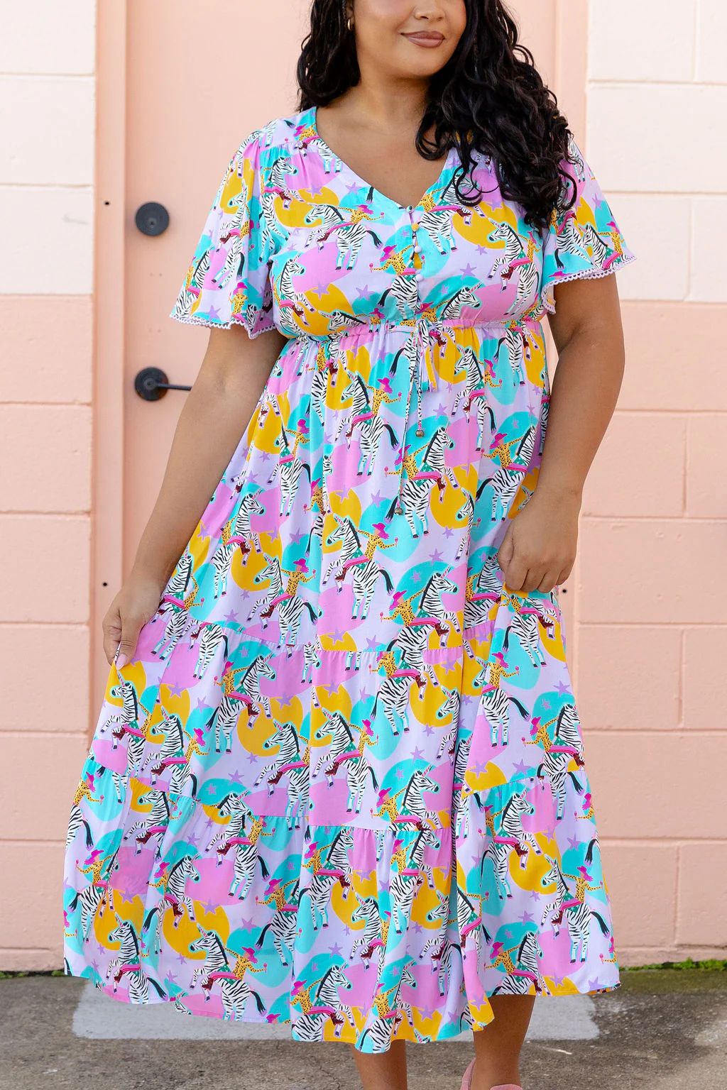 Charlize Maxi Dress in Yee-Har by Deb McNaughton - Image 4