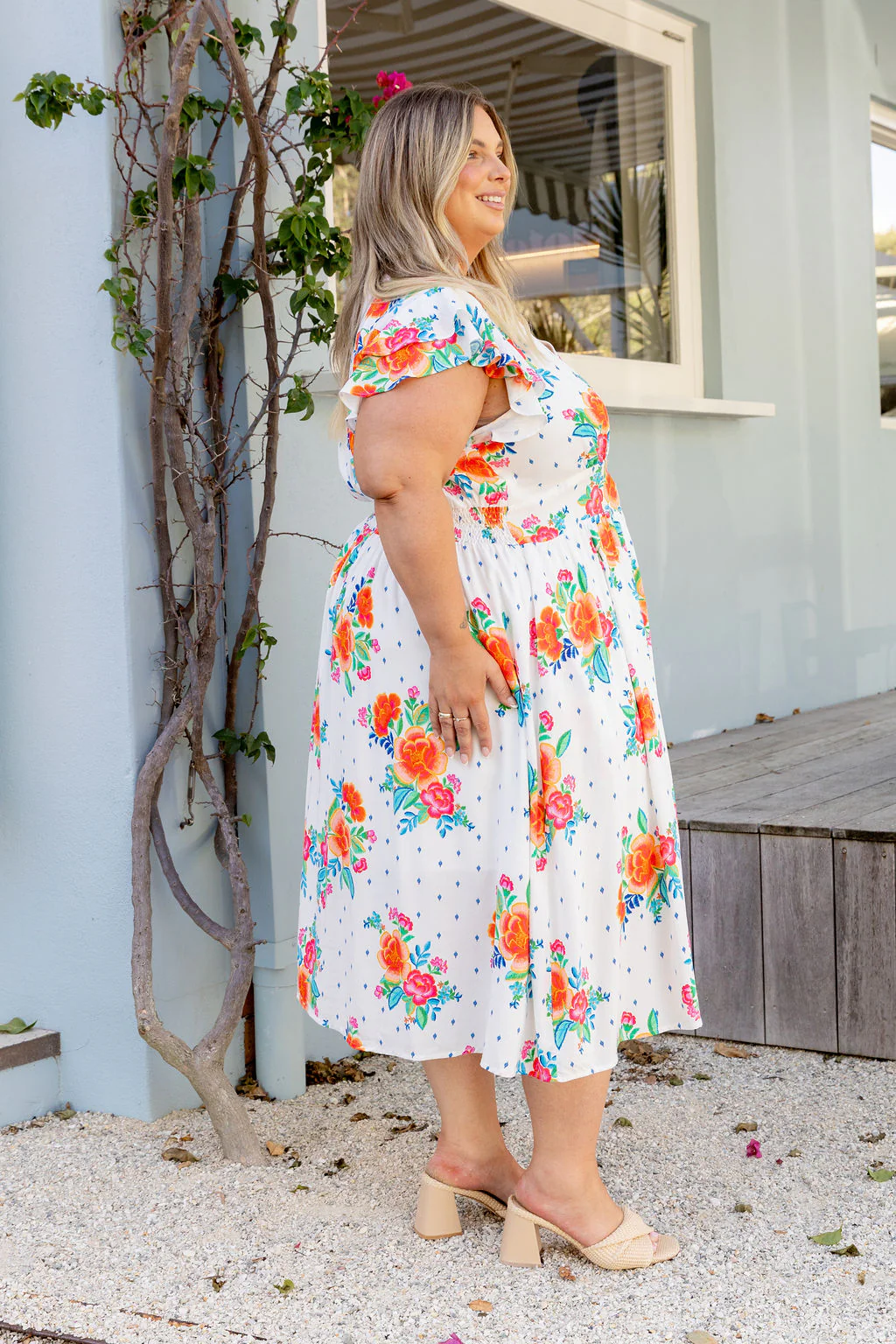 Chelsea Midi Dress in Frida - Image 11