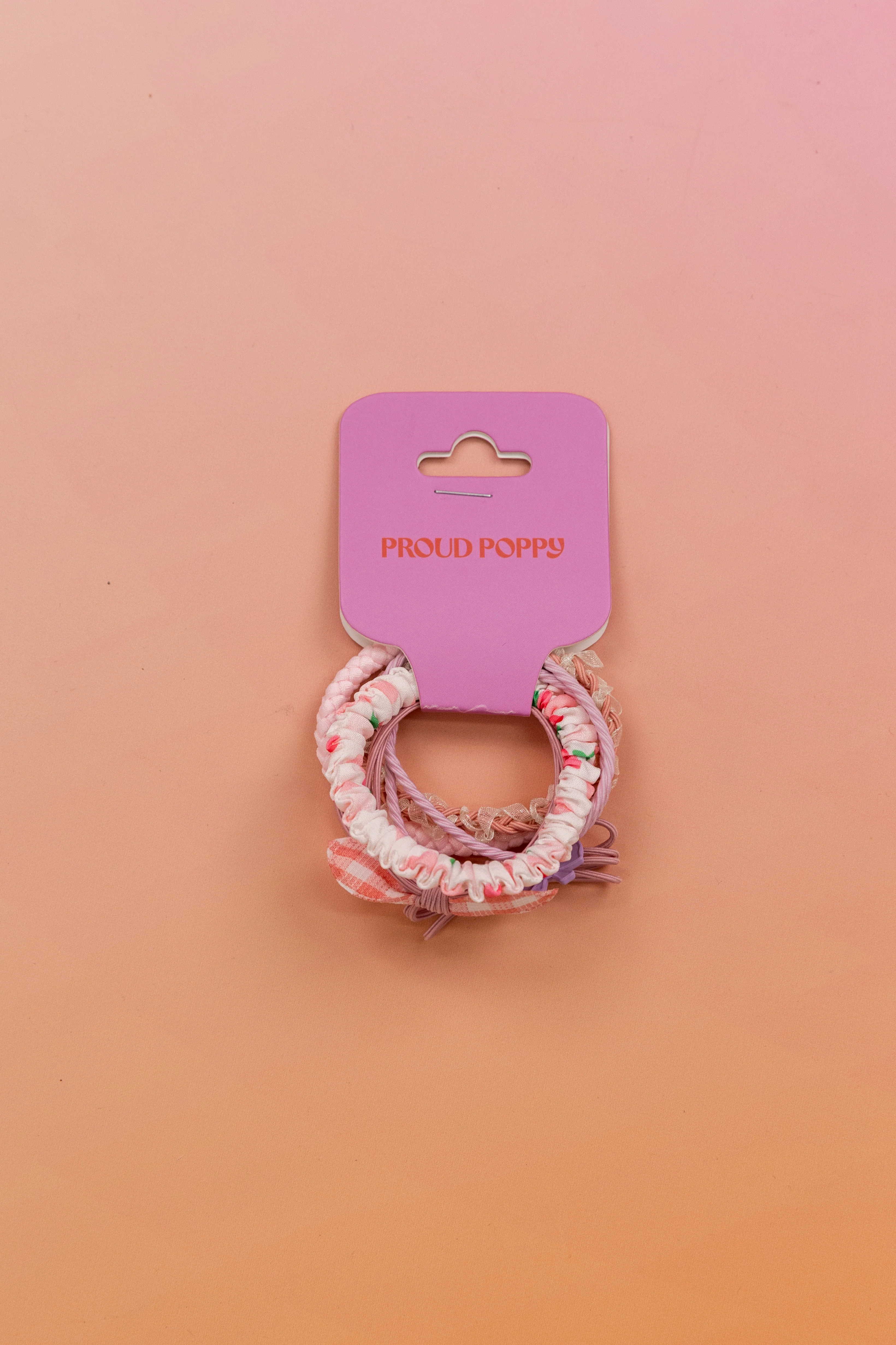 Cherry Multi Hair Ties - 6 Pack - Image 3