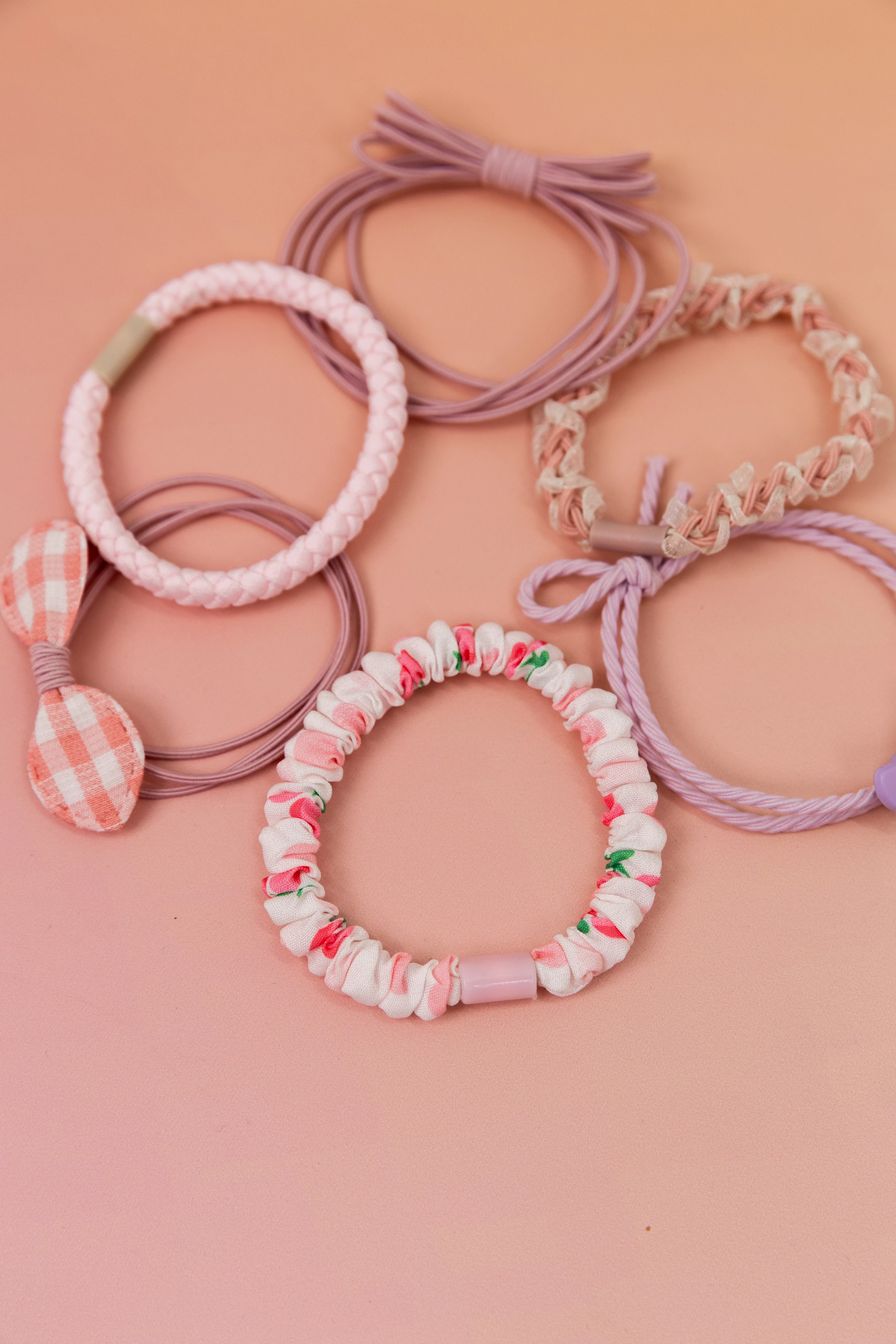 Cherry Multi Hair Ties - 6 Pack - Image 4