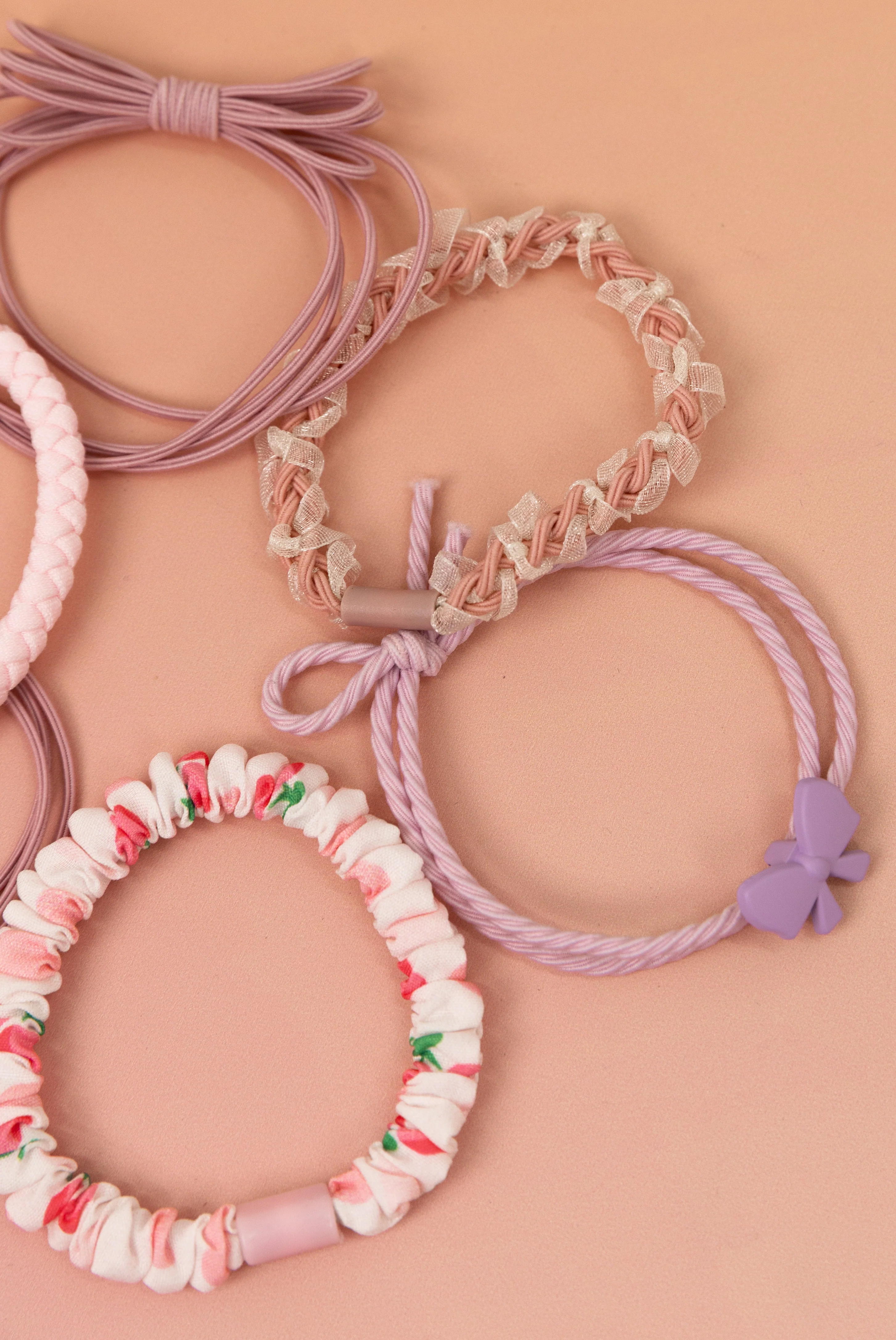 Cherry Multi Hair Ties - 6 Pack - Image 5